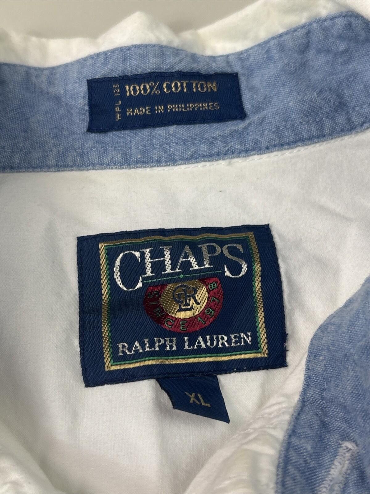 Chaps Vintage Chaps Ralph Lauren Men’s Button Up Shirt XL Size US XL / EU 56 / 4 - 3 Thumbnail