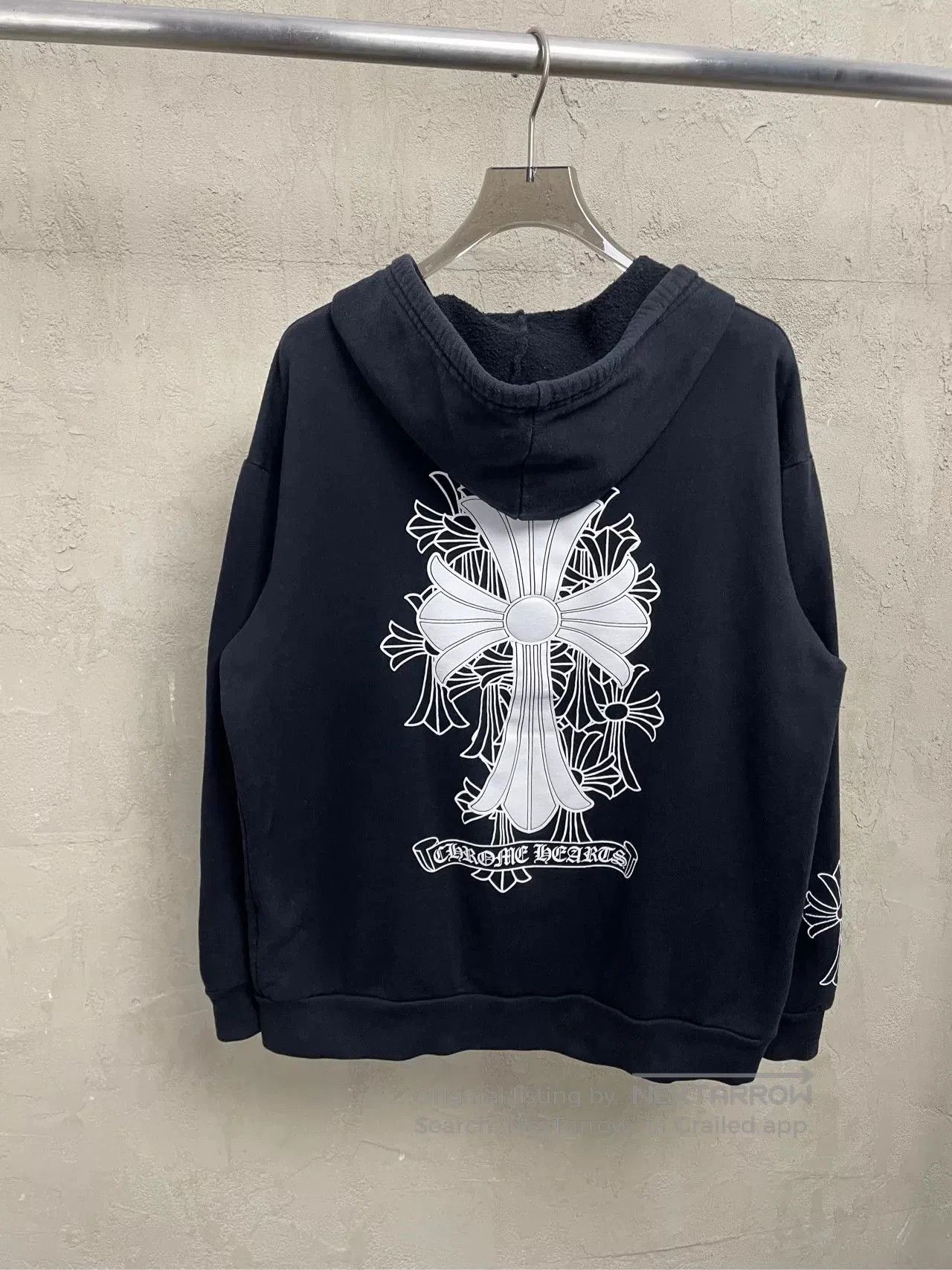 Chrome Hearts Chrome Hearts Black Zip Hoodie with Cross. Size US XL / EU 56 / 4 - 2 Thumbnail