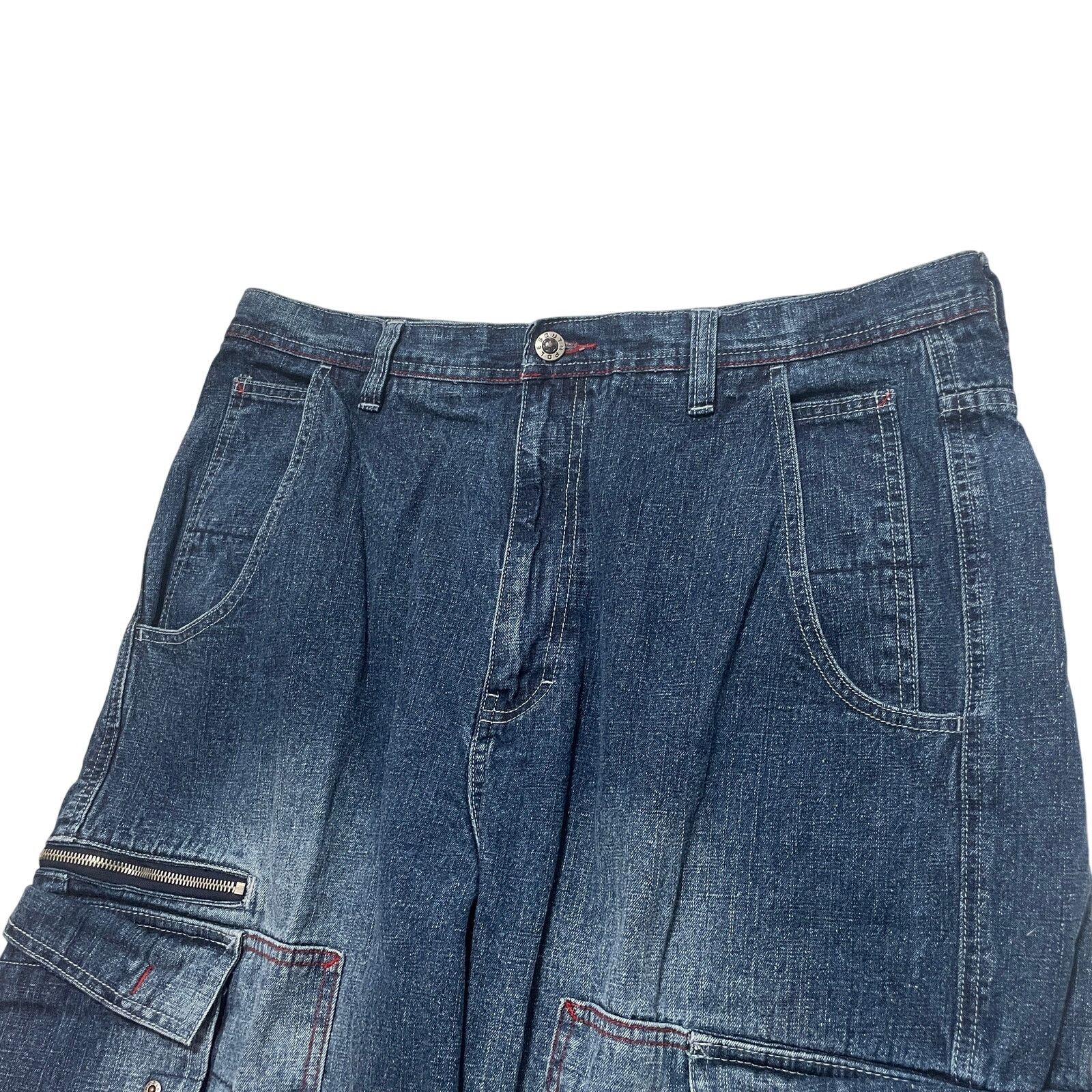 Southpole VTG Y2K 00's Southpole Blue Baggy Wide Leg Rave Jeans 36x30 Size US 36 / EU 52 - 3 Thumbnail
