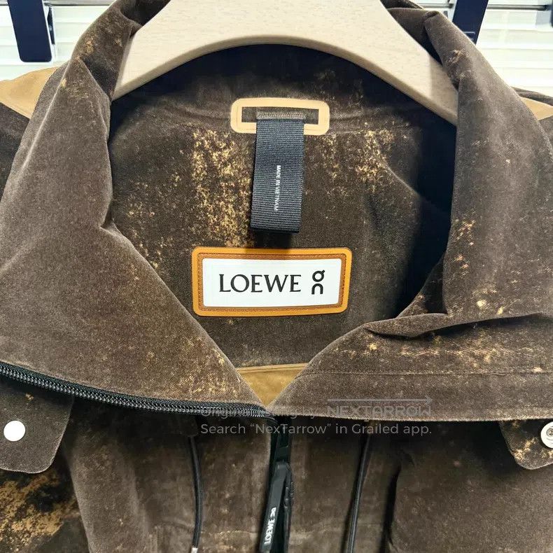 Loewe Loewe Brown Jacket, New Model, Reflective Lettering Print, Size US M / EU 48-50 / 2 - 3 Thumbnail