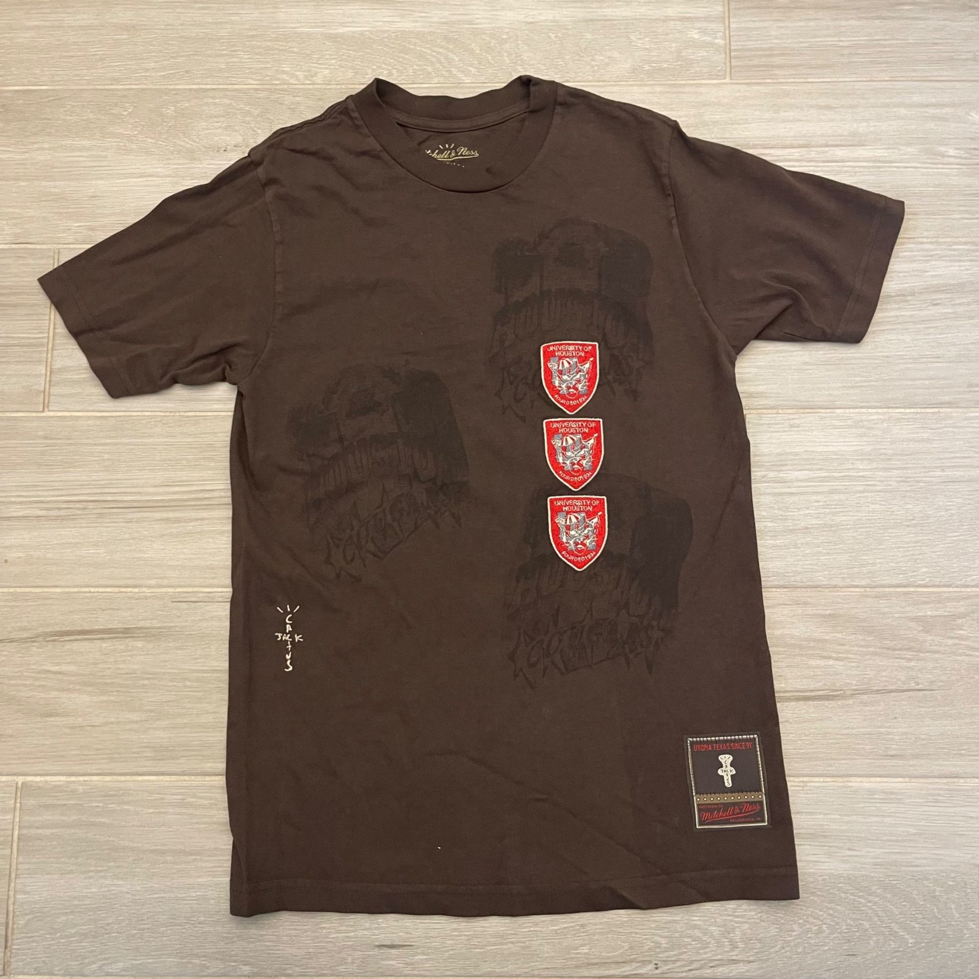 Mitchell & Ness × Travis Scott TRAVIS SCOTT CACTUS JACK x MITCHELL & NESS x HOUSTON TEE 2X Size US XXL / EU 58 / 5 - 1 Thumbnail