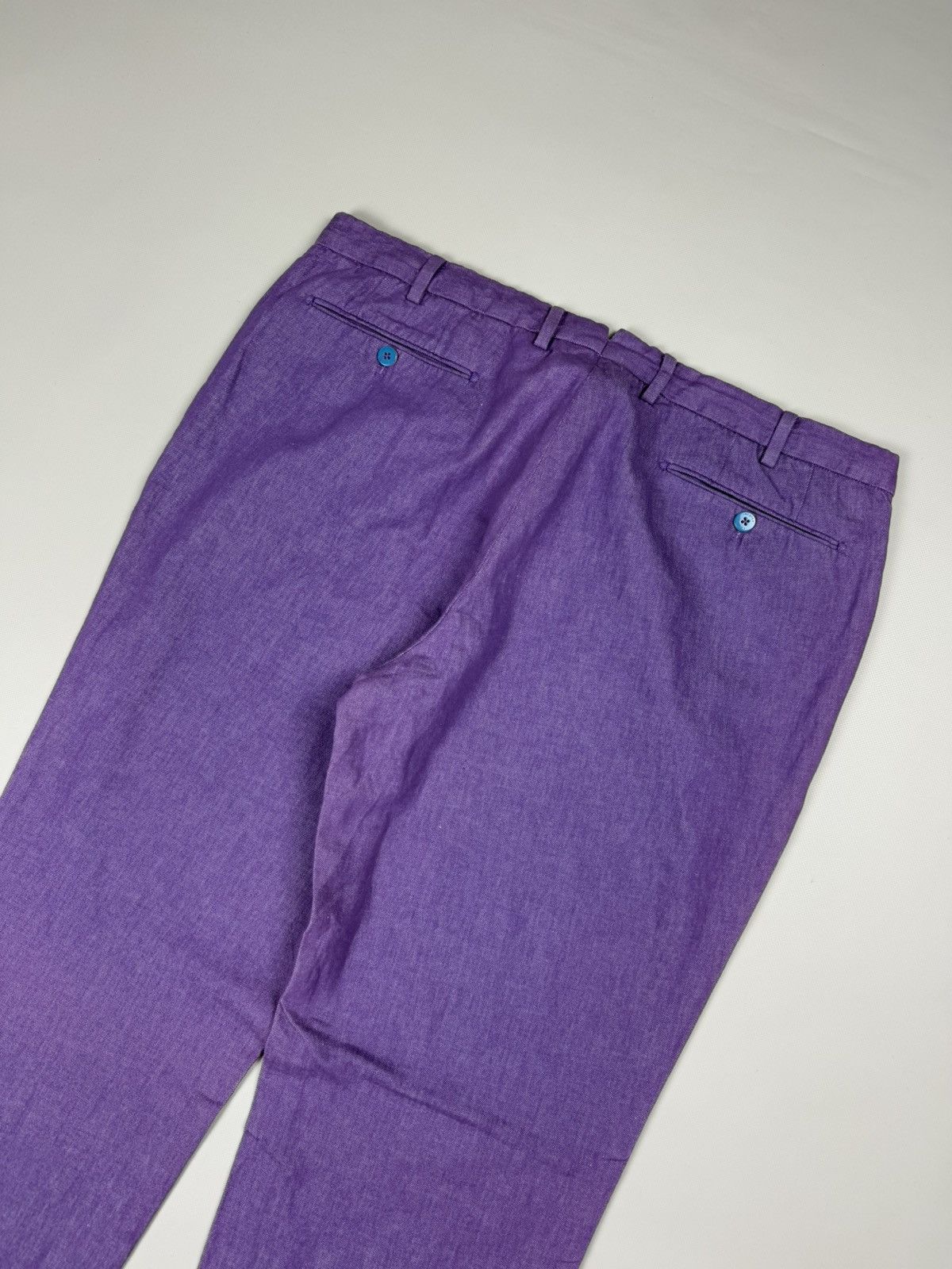 Incotex Incotex Men’s Cotton / Linen Dress Pants Trousers Size 56 Size US 38 / EU 54 - 17 Thumbnail