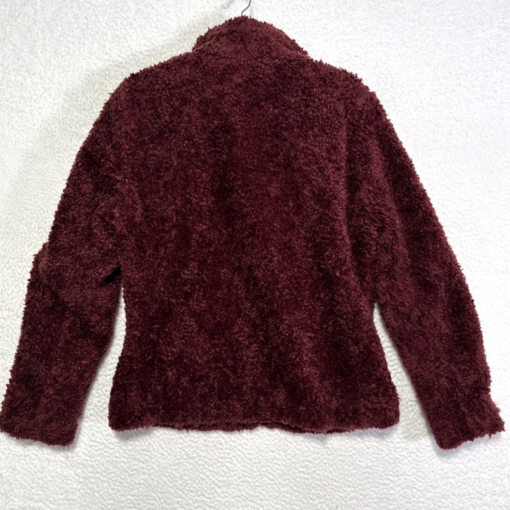 Pendleton Pendleton Jacket Fleece Full Zip Mid-Length Red Burgundy Size S Women Size S / US 4 / IT 40 - 2 Thumbnail