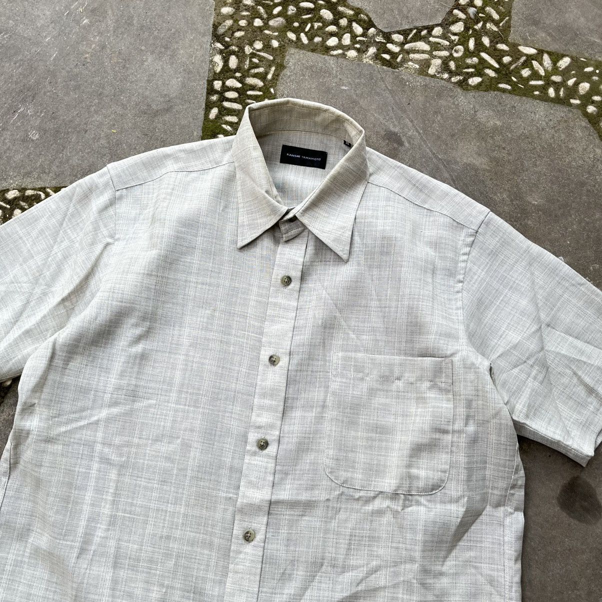 Kapital Kapital Style🔥 Kansai Yamamoto Short Sleeve Shirt – Grey Size US M / EU 48-50 / 2 - 3 Thumbnail