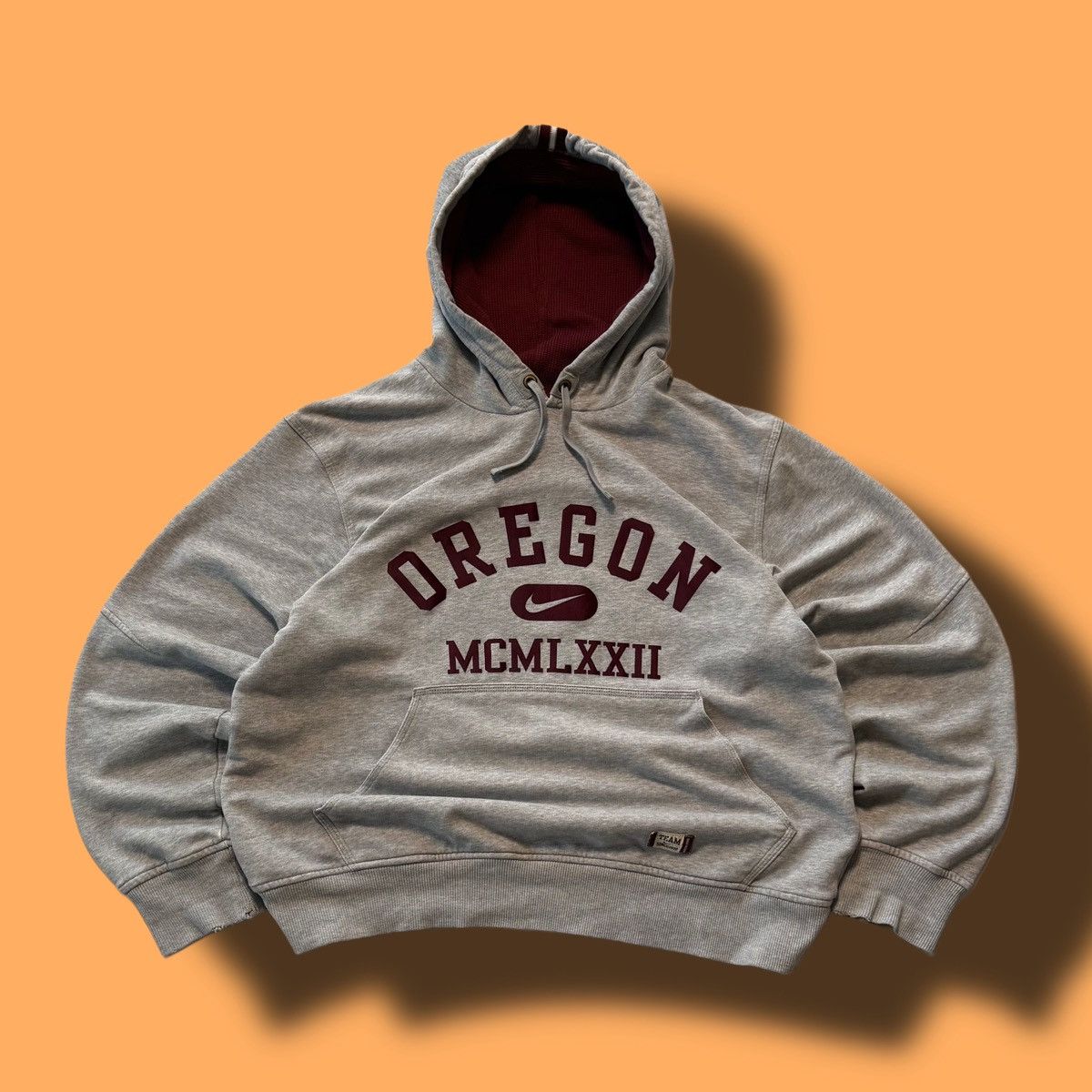 Nike × Vintage 00s Nike Vintage Oregon Center Swoosh Oversize Hoodie Y2K Size US M / EU 48-50 / 2 - 1 Thumbnail