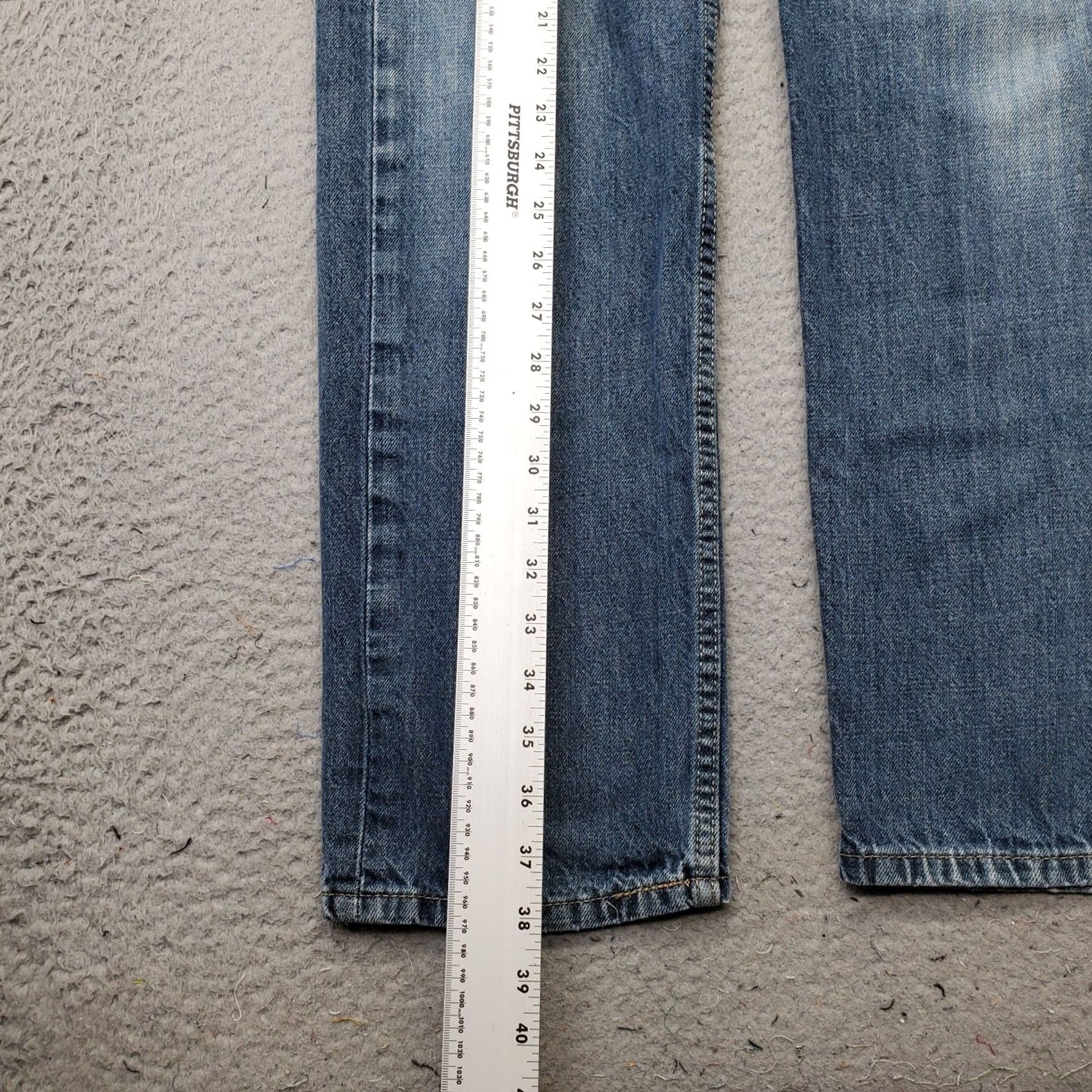 Levi's Levi's 505 Jeans Mens Size 32 Levi's Denim Straight Regular Fit Blue 5-Pocket Stretch Regular Mens Jeans Size US 32 / EU 48 - 3 Thumbnail