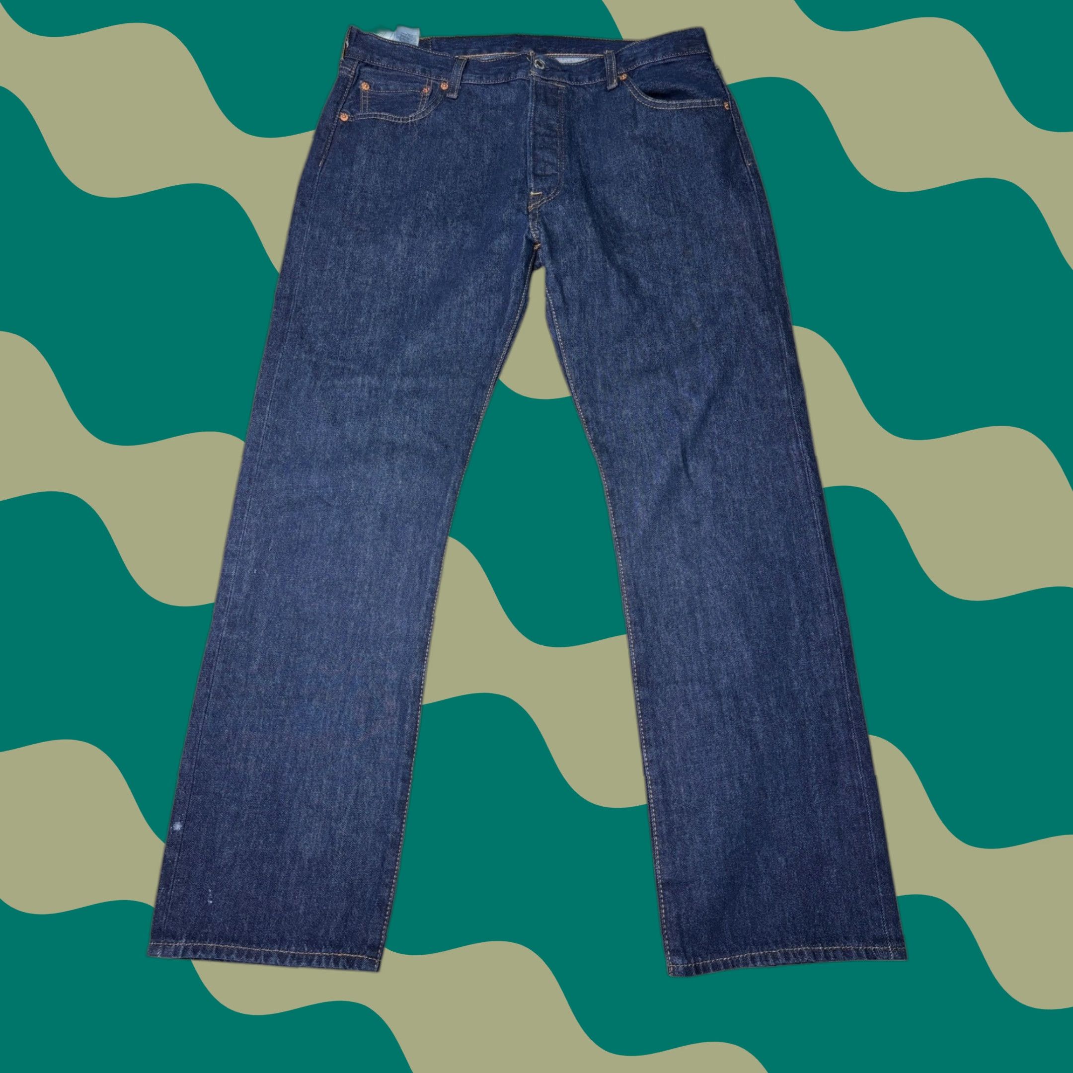 Vintage Levi's 501 Original Fit Denim Jeans Mens W36 L32 Button Fly Dark Wash Straight 5-Pocket Brand: Levi's 501 Series Menswear Vintage-Inspired Size US 36 / EU 52 - 1 Thumbnail