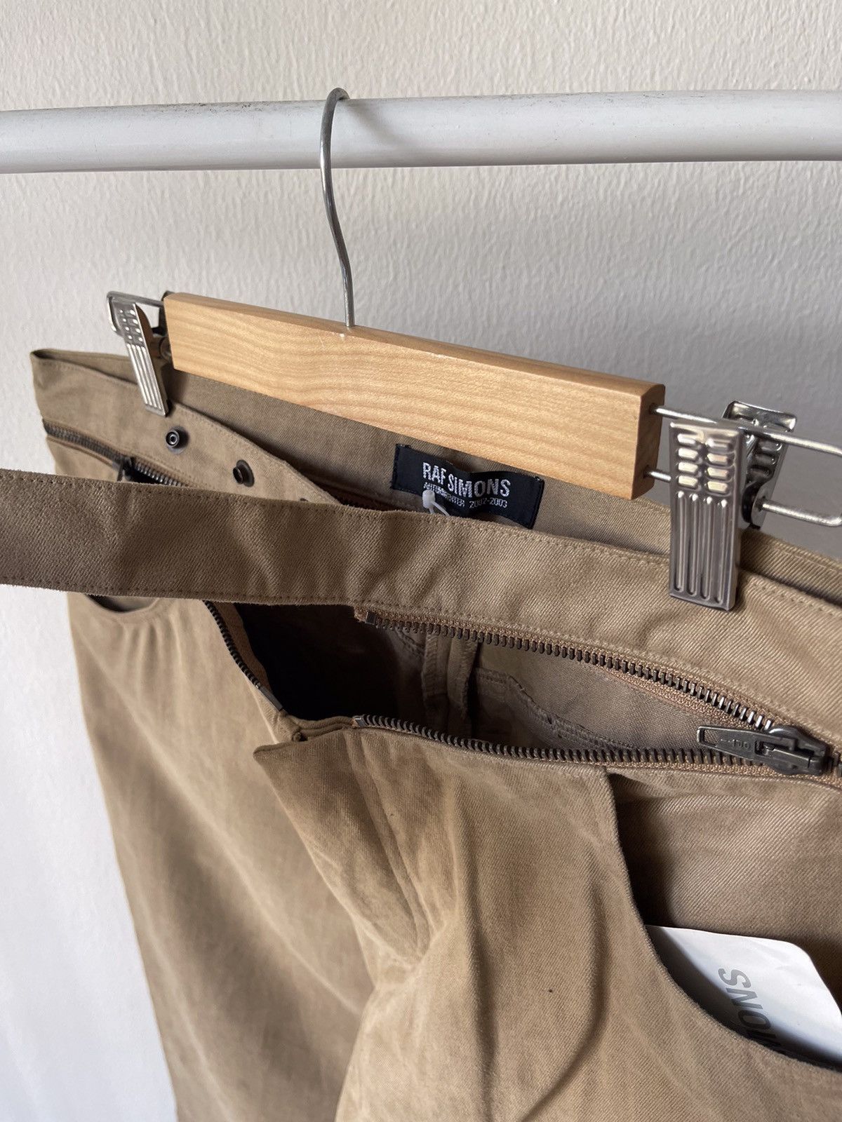Raf Simons Rare Deadstock A/W 2002-2003 Raf Simons Zipwaist Pants Size US 34 / EU 50 - 9 Thumbnail