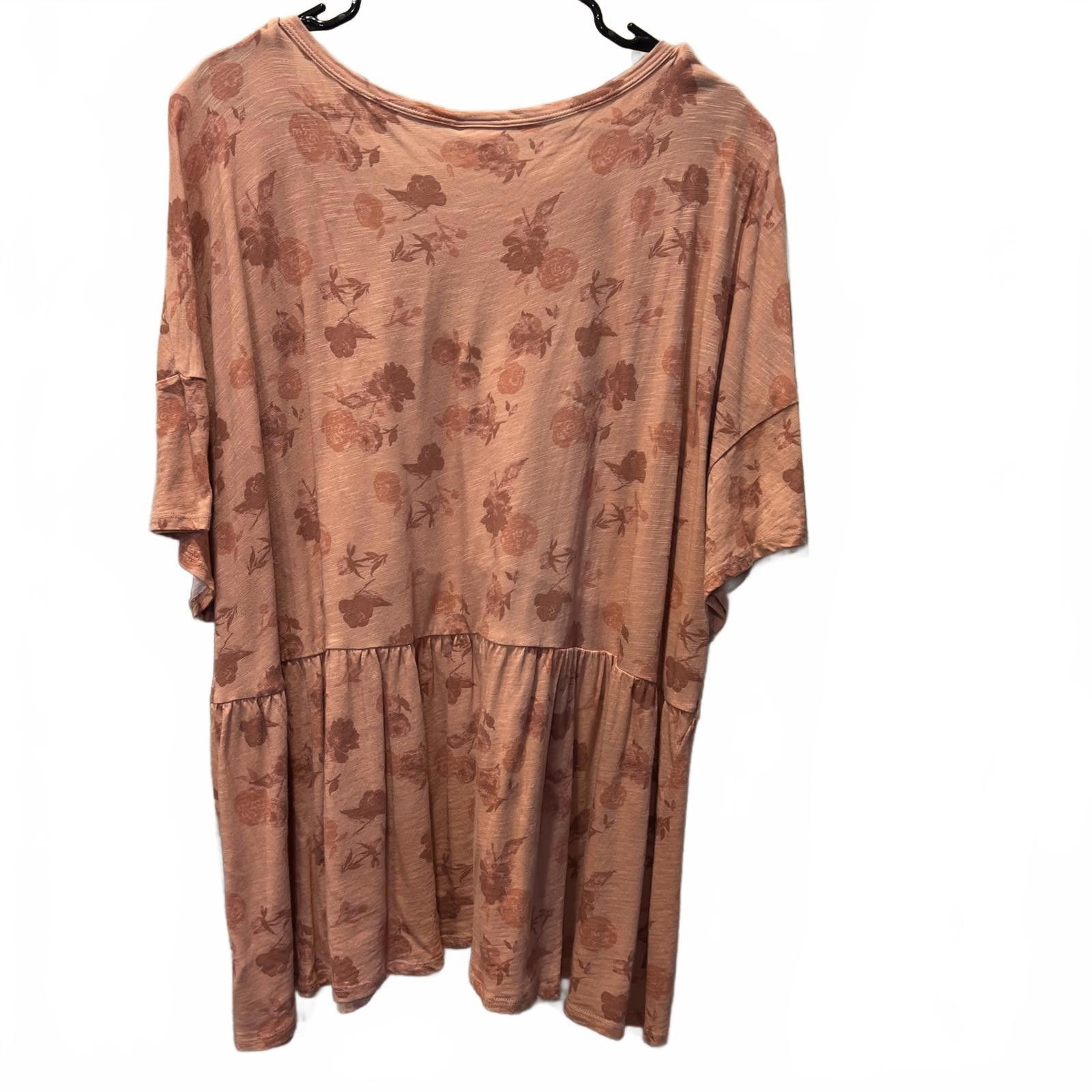 Other Belle du Jour Women's Plus Size 4X Floral Tunic Top Size 4XL / US 24-26 - 2 Thumbnail
