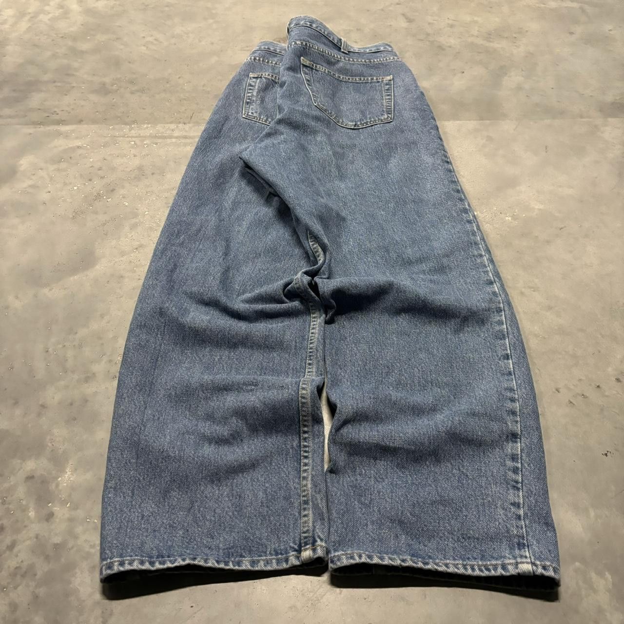 Gap × Vintage Crazy Vintage 90s Medium Wash Gap Made In USA Denim Jeans! Size US 38 / EU 54 - 4 Thumbnail