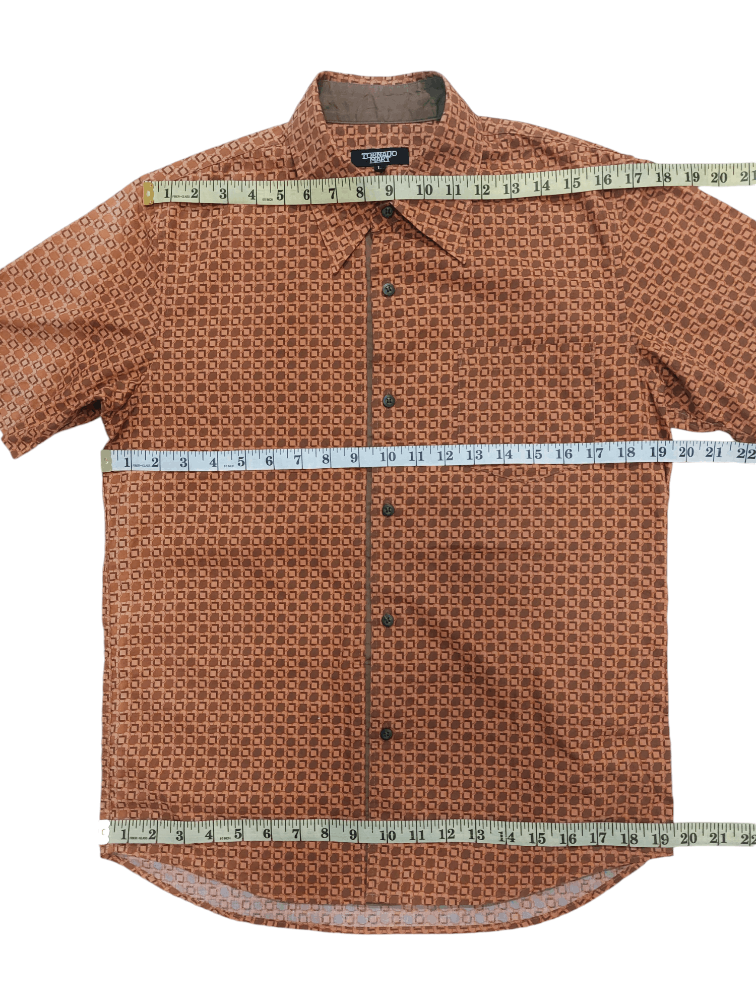 Tornado Mart Tornado Mart Japan Monogram Shirt Size US L / EU 52-54 / 3 - 15 Thumbnail