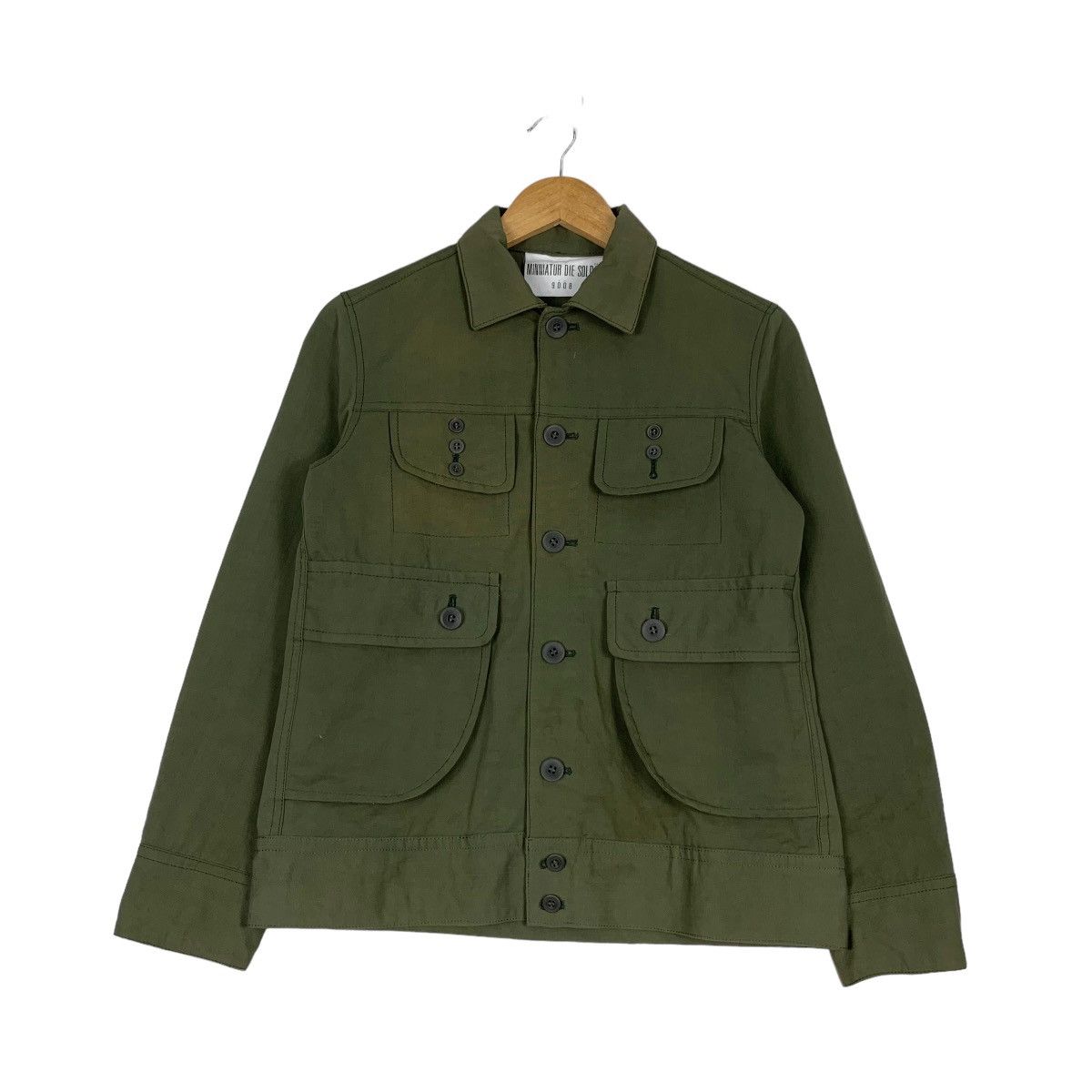 Vintage MINNIATUR DIE SOLDAT Military Army 4 Pocket Jacket #1046-C47 Size US S / EU 44-46 / 1 - 1 Thumbnail