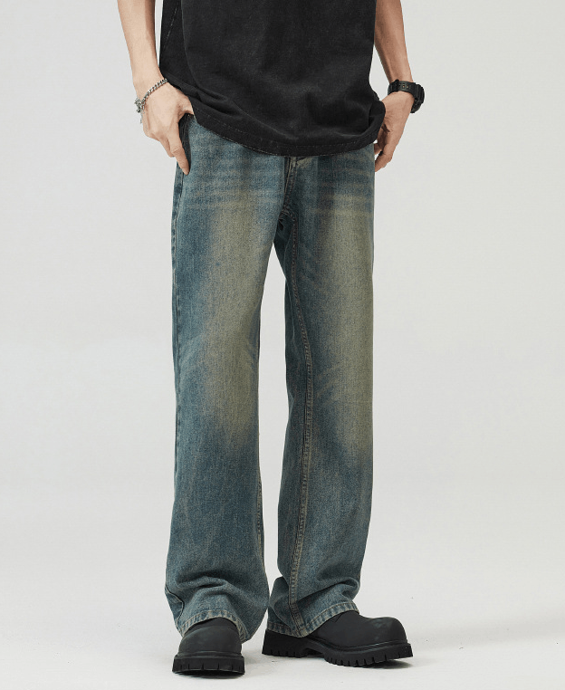 Japanese Brand × Jean Distressed vintage American style flared baggy jeans Size US 32 / EU 48 - 2 Thumbnail