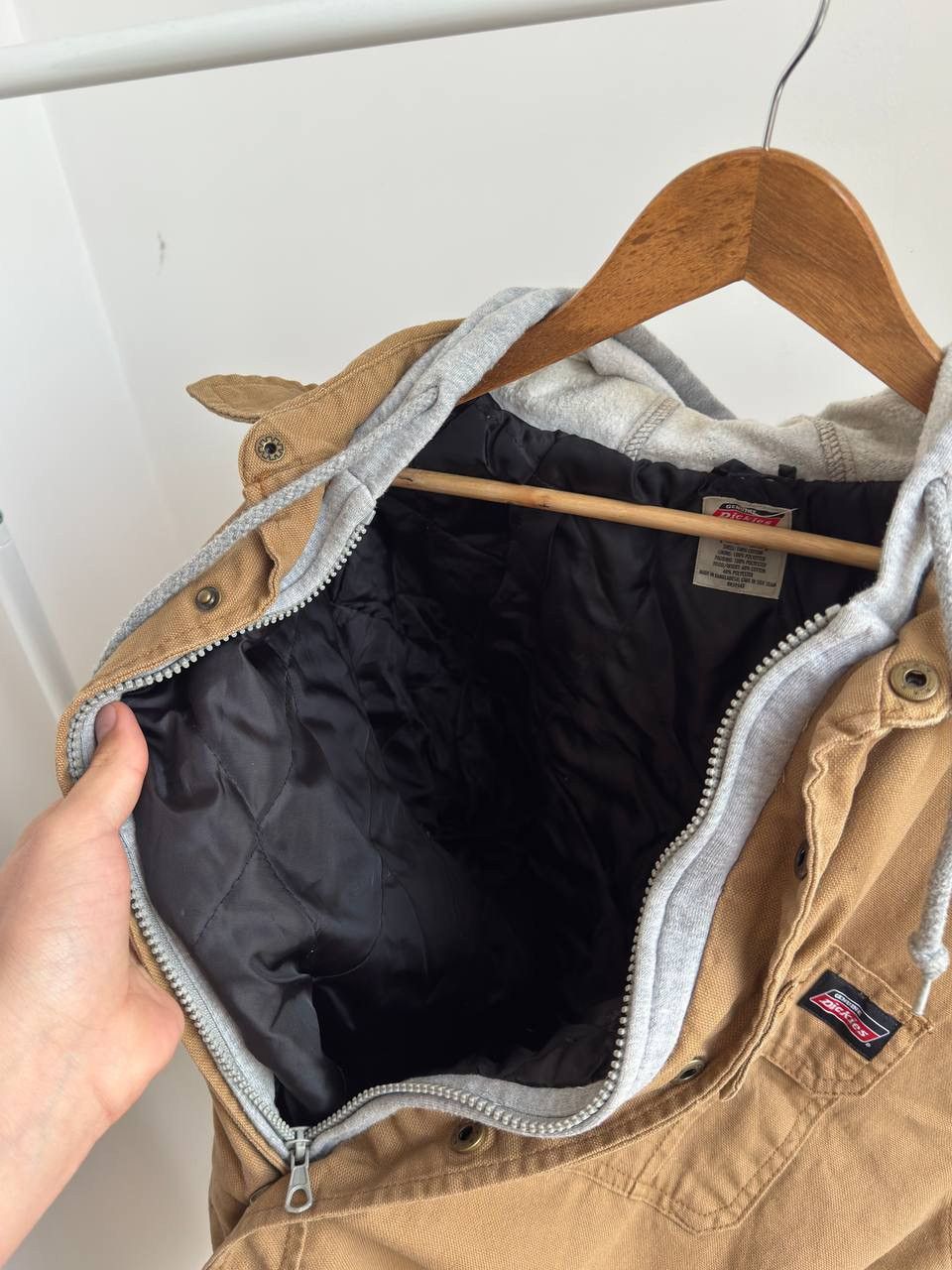 Dickies DICKIES MEN’S WORKWEAR ACTIVE HOODED JACKET BROWN Size XL Size US XL / EU 56 / 4 - 12 Thumbnail