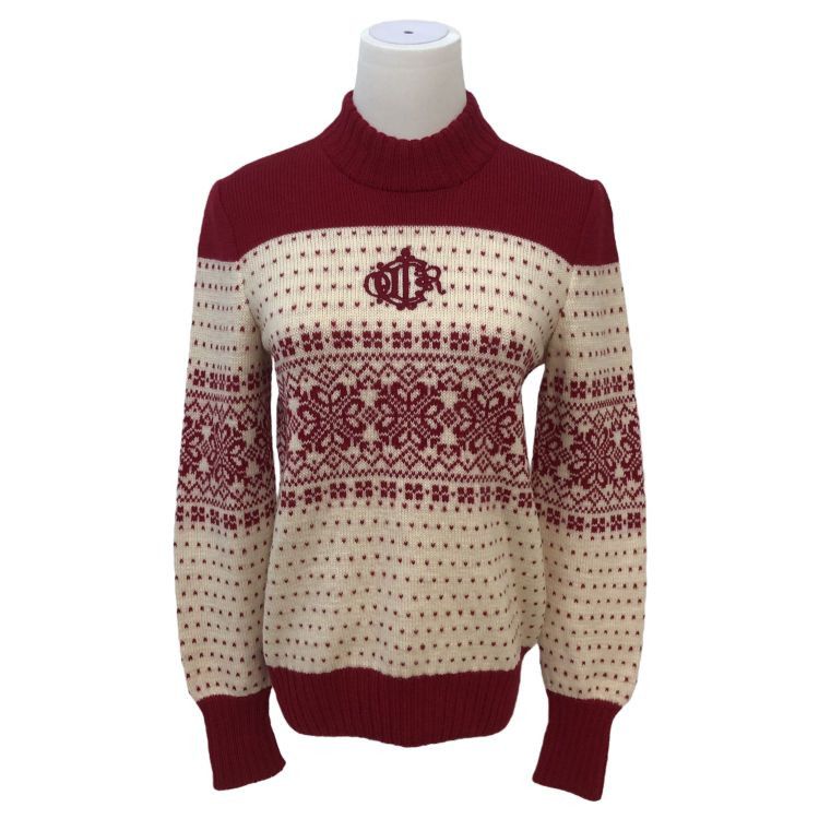 Dior Christian Dior Fair Isle Logo Sweater M Size M / US 6-8 / IT 42-44 - 1 Thumbnail