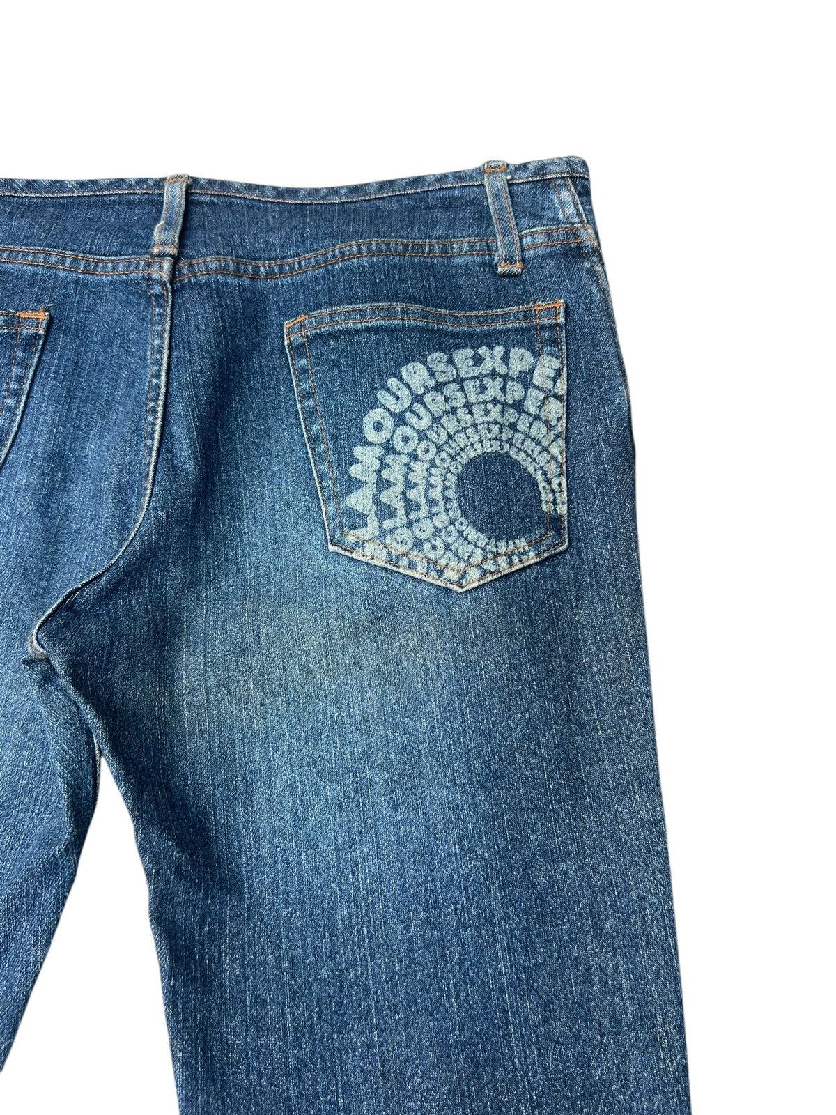 Hysteric Glamour Vintage Hysteric Glamour Waistless Dirty Mud Denim Jeans Size 31" - 19 Thumbnail