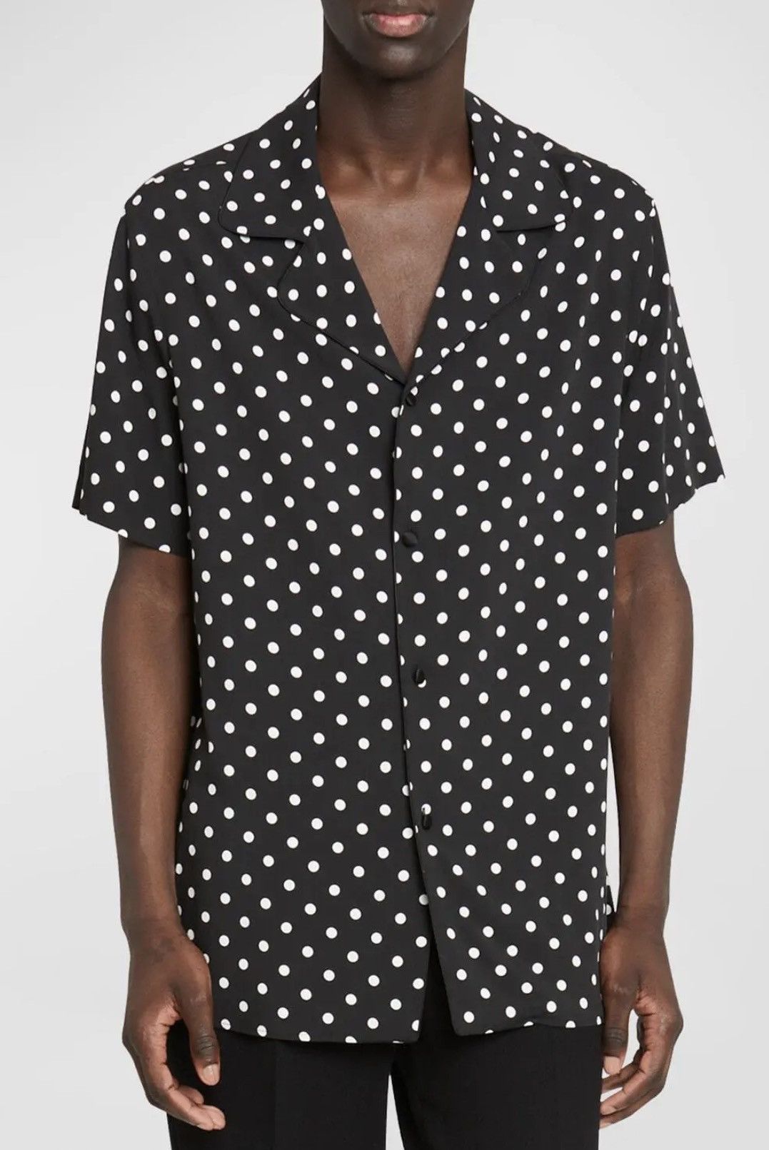 Balmain Polka Dot Button-Down Pajama Shirt Size 50 Size US M / EU 48-50 / 2 - 1 Thumbnail