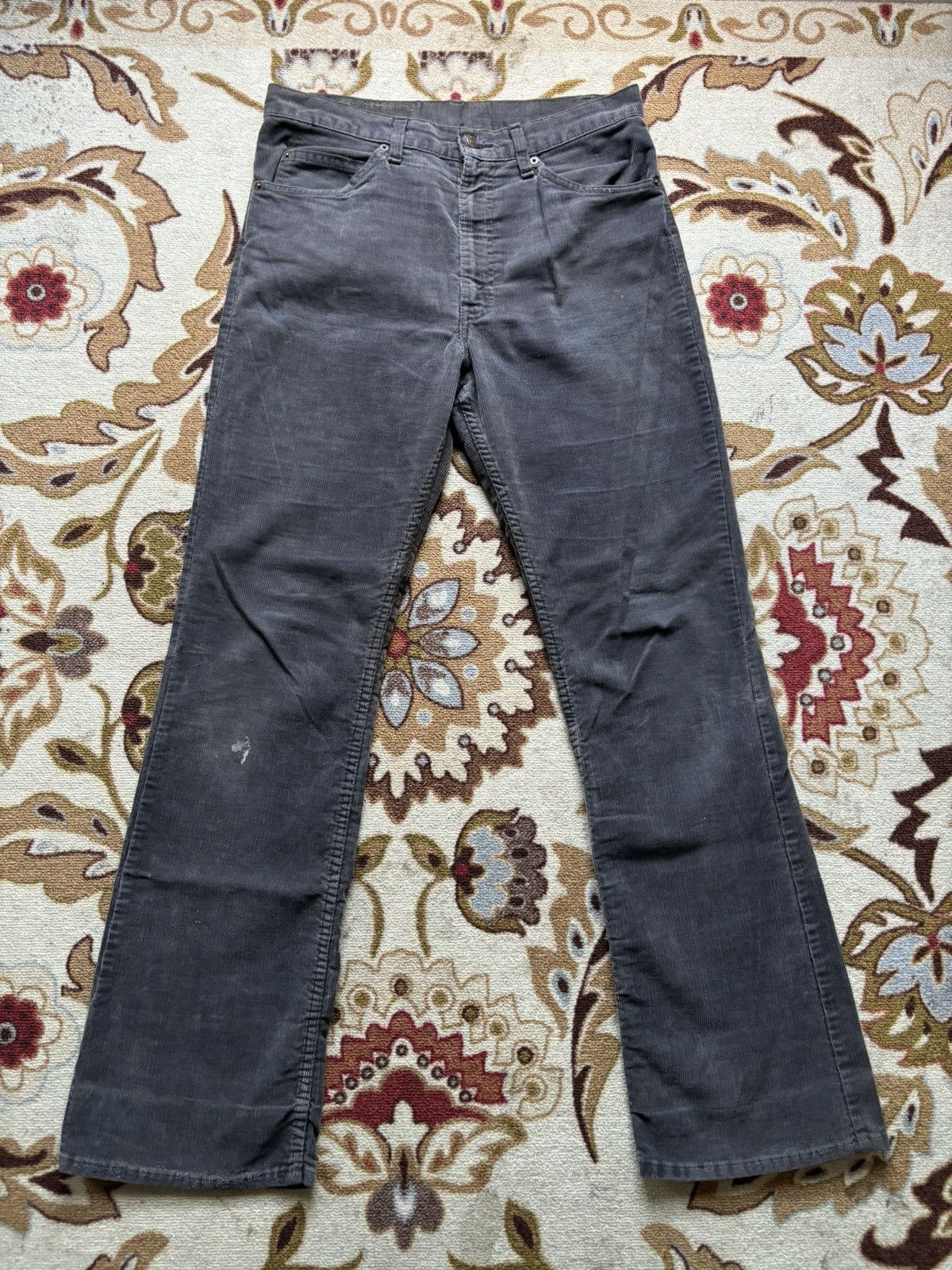Levi's × Vintage Grey Levi Corduroy flares Size US 32 / EU 48 - 1 Thumbnail