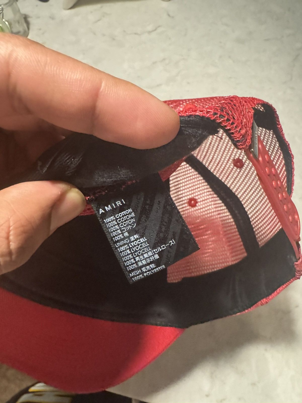 Amiri Amiri MA Logo Canvas Snapback Hat Size ONE SIZE - 4 Thumbnail