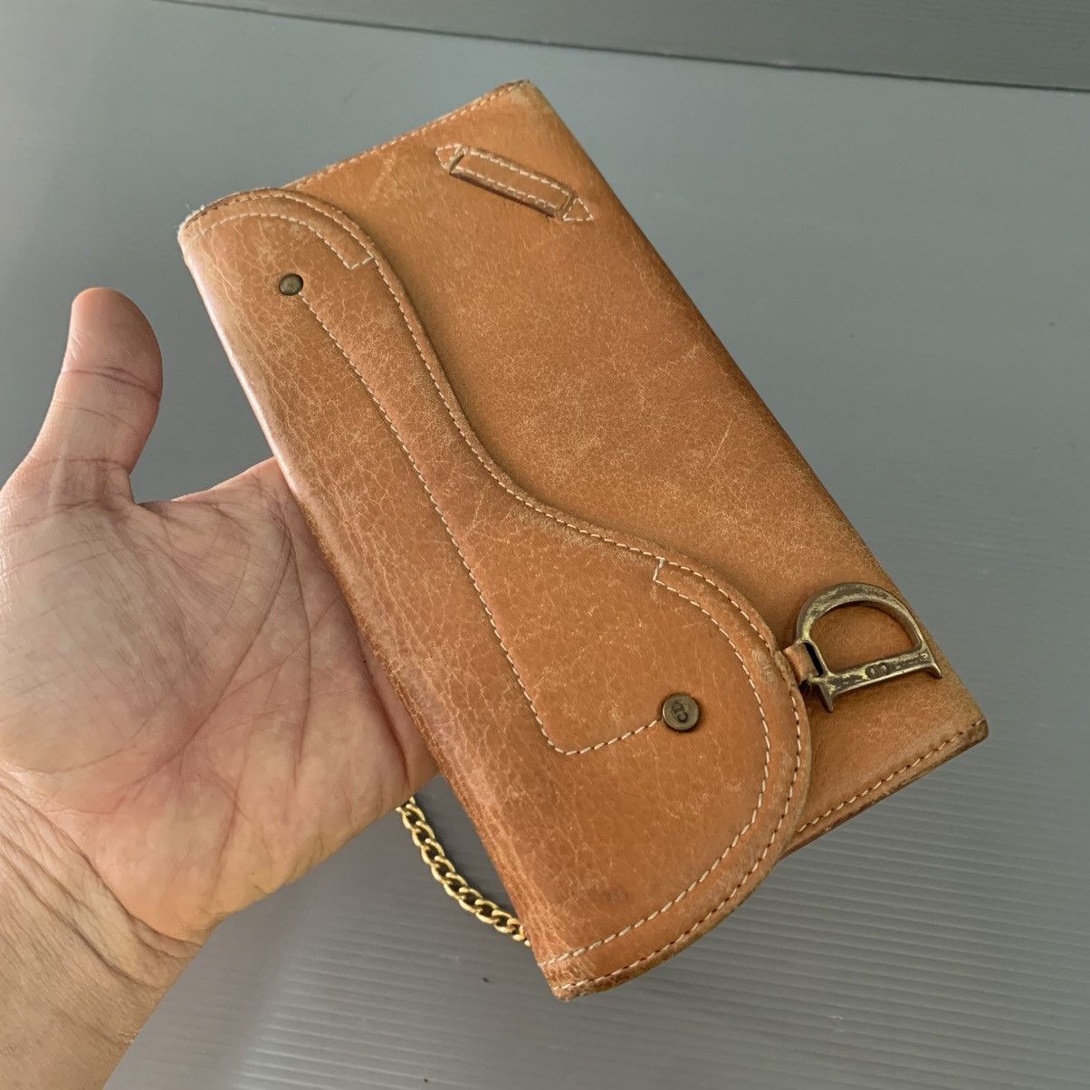 Christian Dior Monsieur Christian Dior Saddle Leather Wallet Size ONE SIZE - 5 Thumbnail