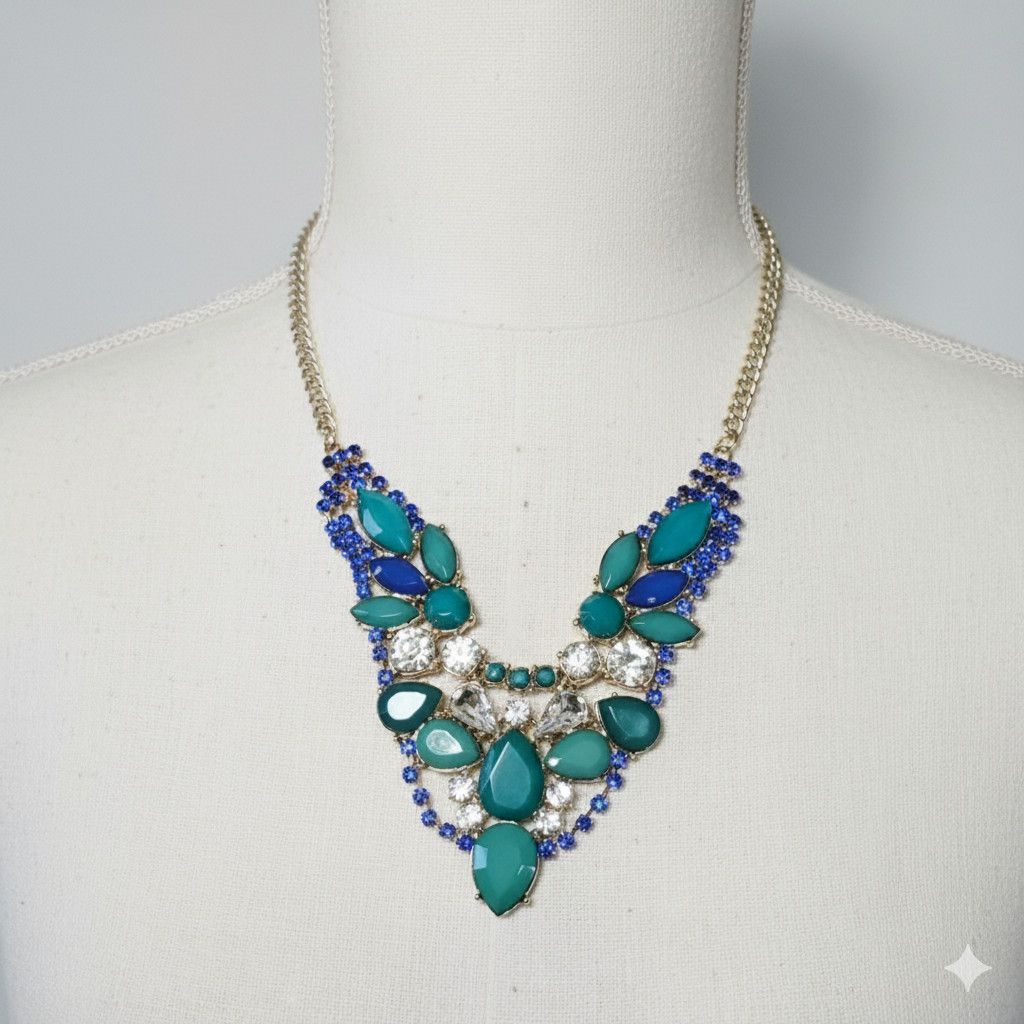 Other Best of Everything 16-18" Necklace Turquoise Teal Blue Cry Size ONE SIZE - 1 Thumbnail