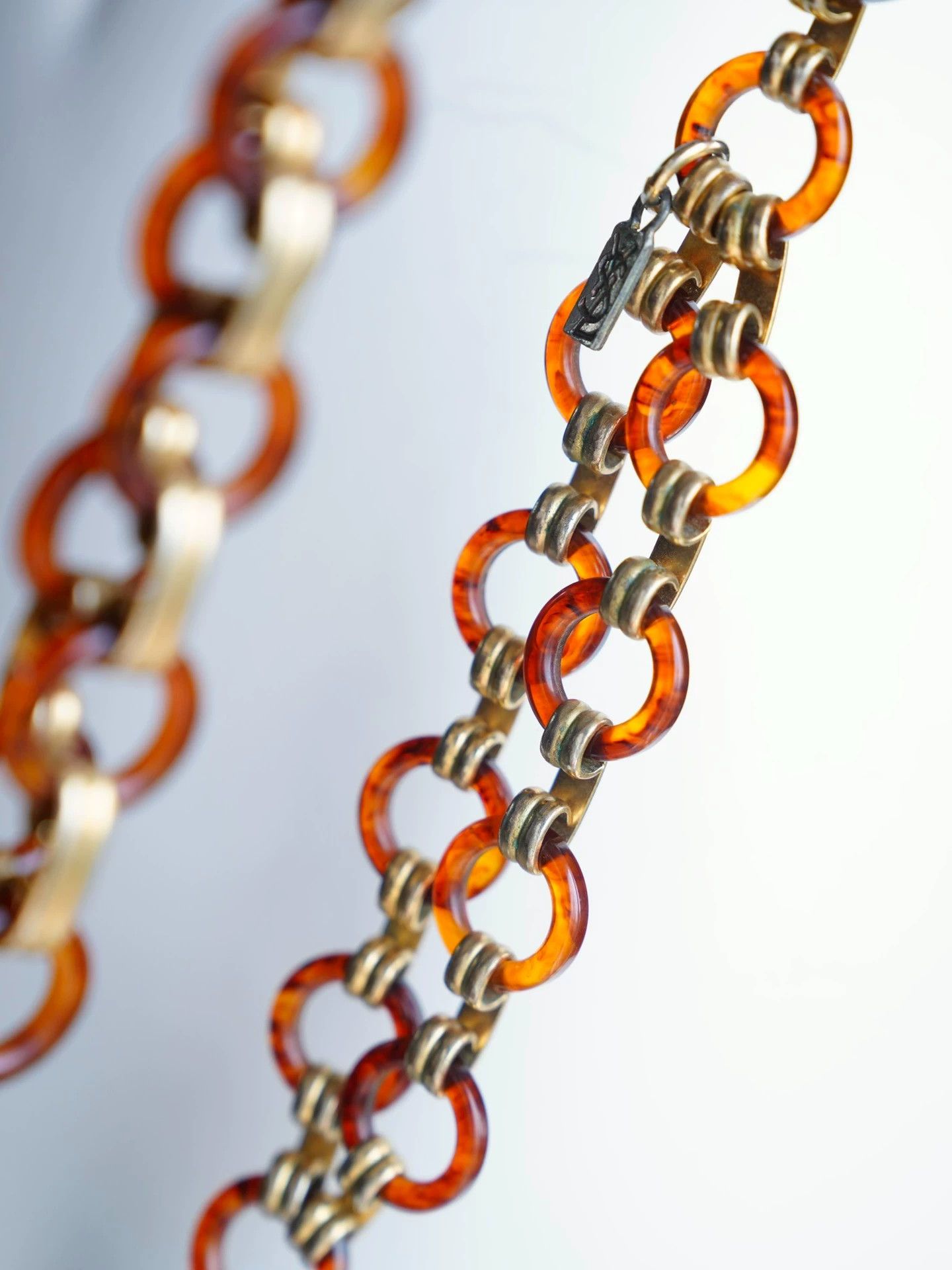 Yves Saint Laurent YSL Vintage Amber Ring Waist Chain Size ONE SIZE - 4 Thumbnail