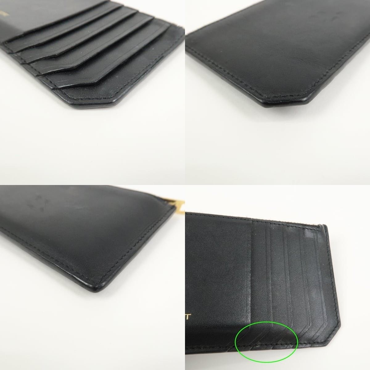 Saint Laurent Paris Saint Laurent Calfskin Card Holder Black Size ONE SIZE - 4 Thumbnail