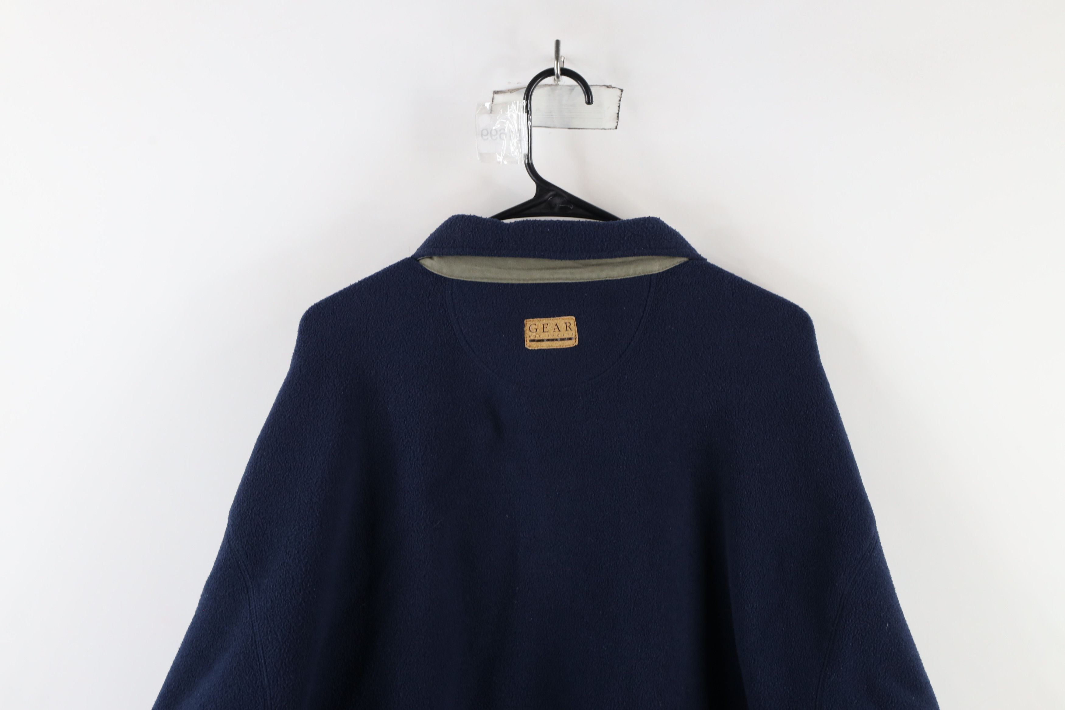 Vintage Vintage 90s Coca Cola Script Fleece Bomber Jacket Blue Size US XL / EU 56 / 4 - 13 Thumbnail