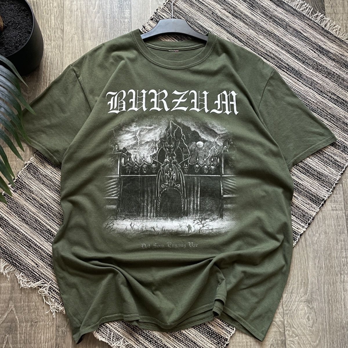 Band Tees BURZUM Det som engang var 1993 black metal T Shirt Size US M / EU 48-50 / 2 - 1 Thumbnail
