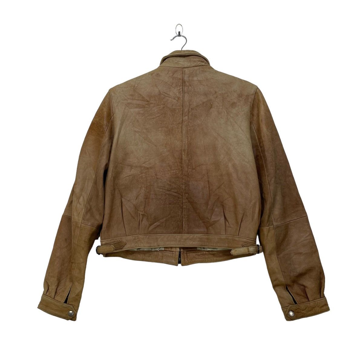 EB Denim × Japanese Brand Genuine Leather EB Jacket Riri Zipper Size M / US 6-8 / IT 42-44 - 2 Thumbnail