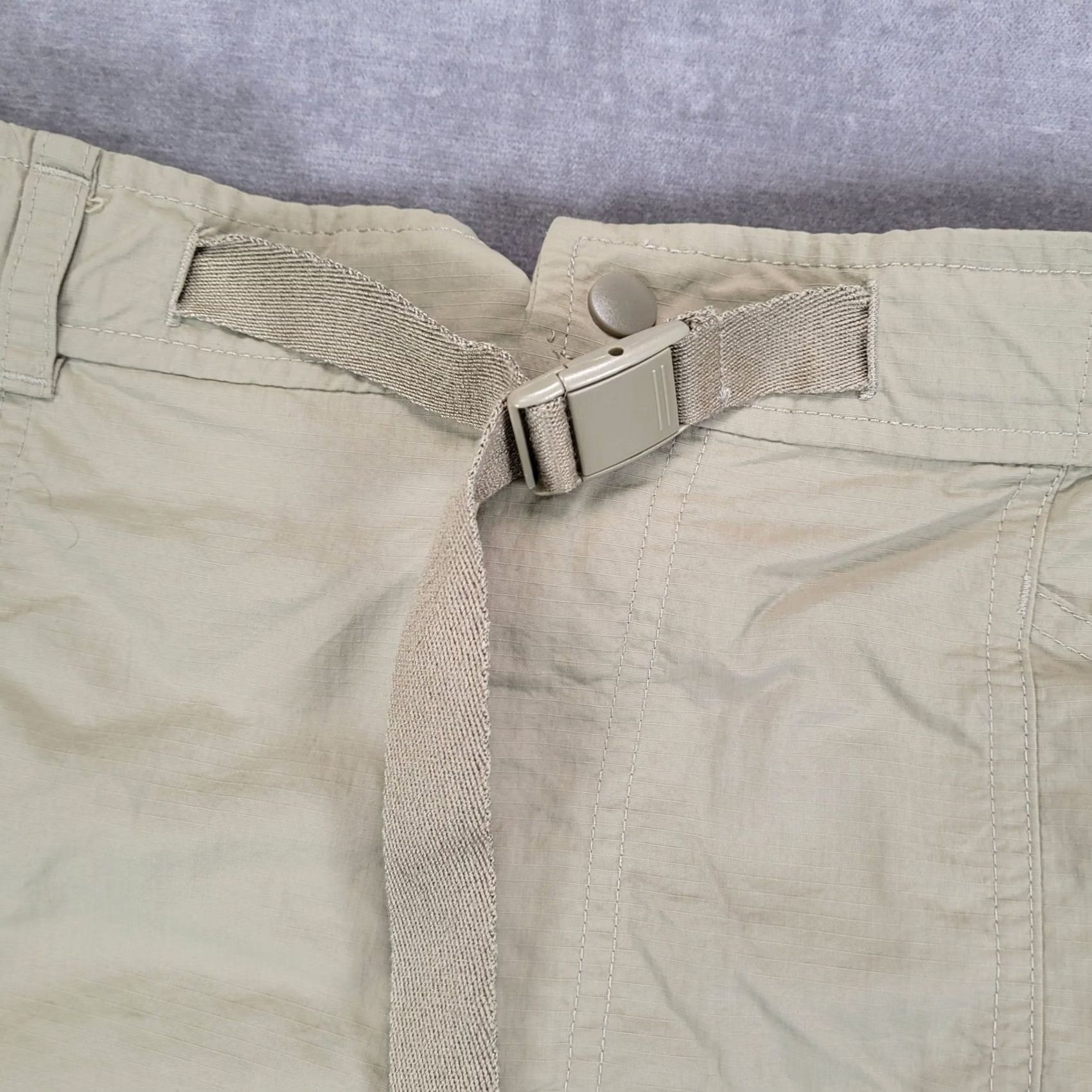 Eddie Bauer Eddie Bauer Mens Cargo Shorts L Khaki Outdoor Utility Belted Size US 36 / EU 52 - 4 Thumbnail
