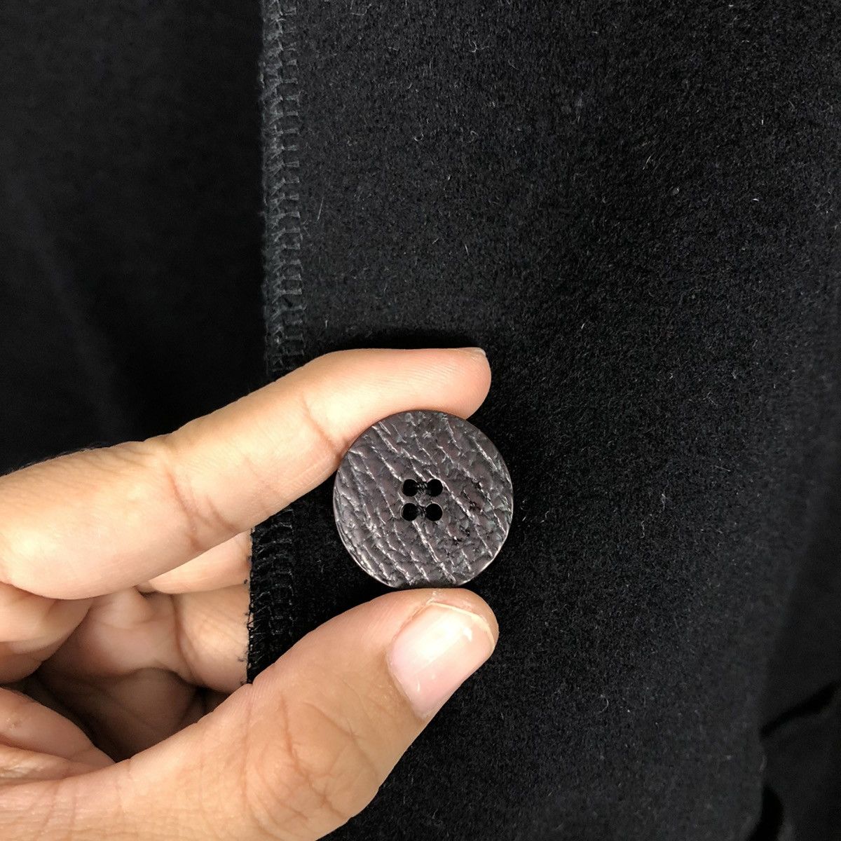 Japanese Brand S.I.B Experimental Hooded Overcoat — Black Avant-Garde Drape Size US M / EU 48-50 / 2 - 19 Thumbnail