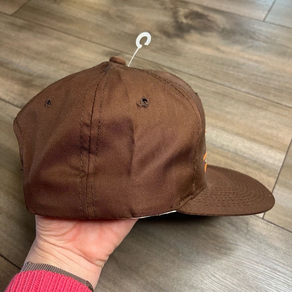 The Game Vintage Annco Cleveland Browns Brown Snapback Hat Size ONE SIZE - 2 Thumbnail