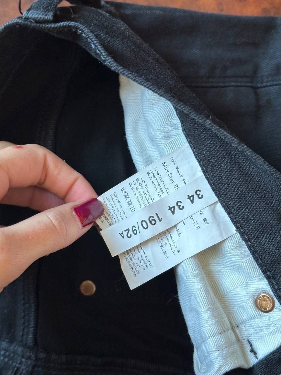 Acne Studios Acne Studios black Jeans old money max stay pants Size US 34 / EU 50 - 3 Thumbnail