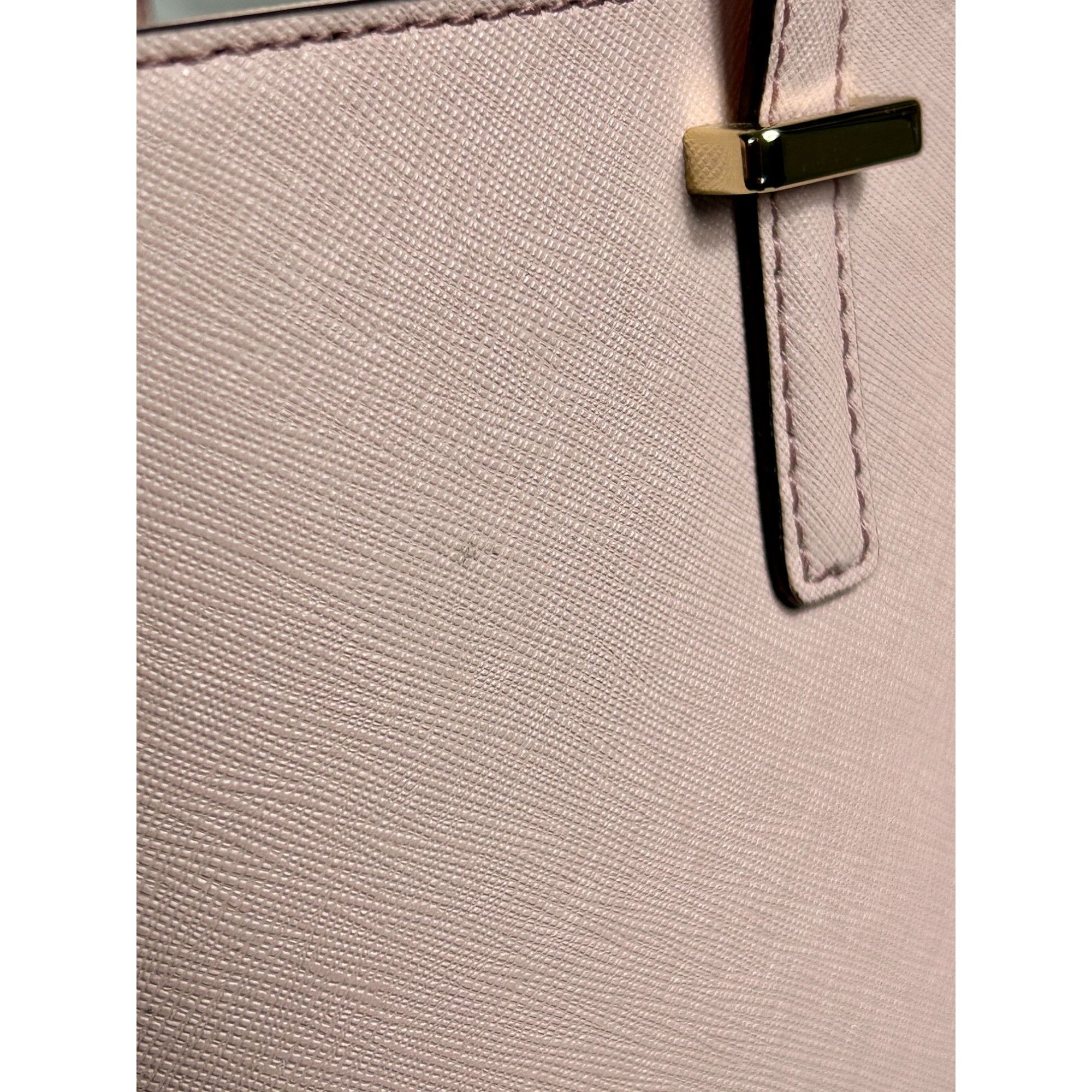Kate Spade Kate Spade Textured Leather Handbag Tote in Pink Size ONE SIZE - 9 Thumbnail