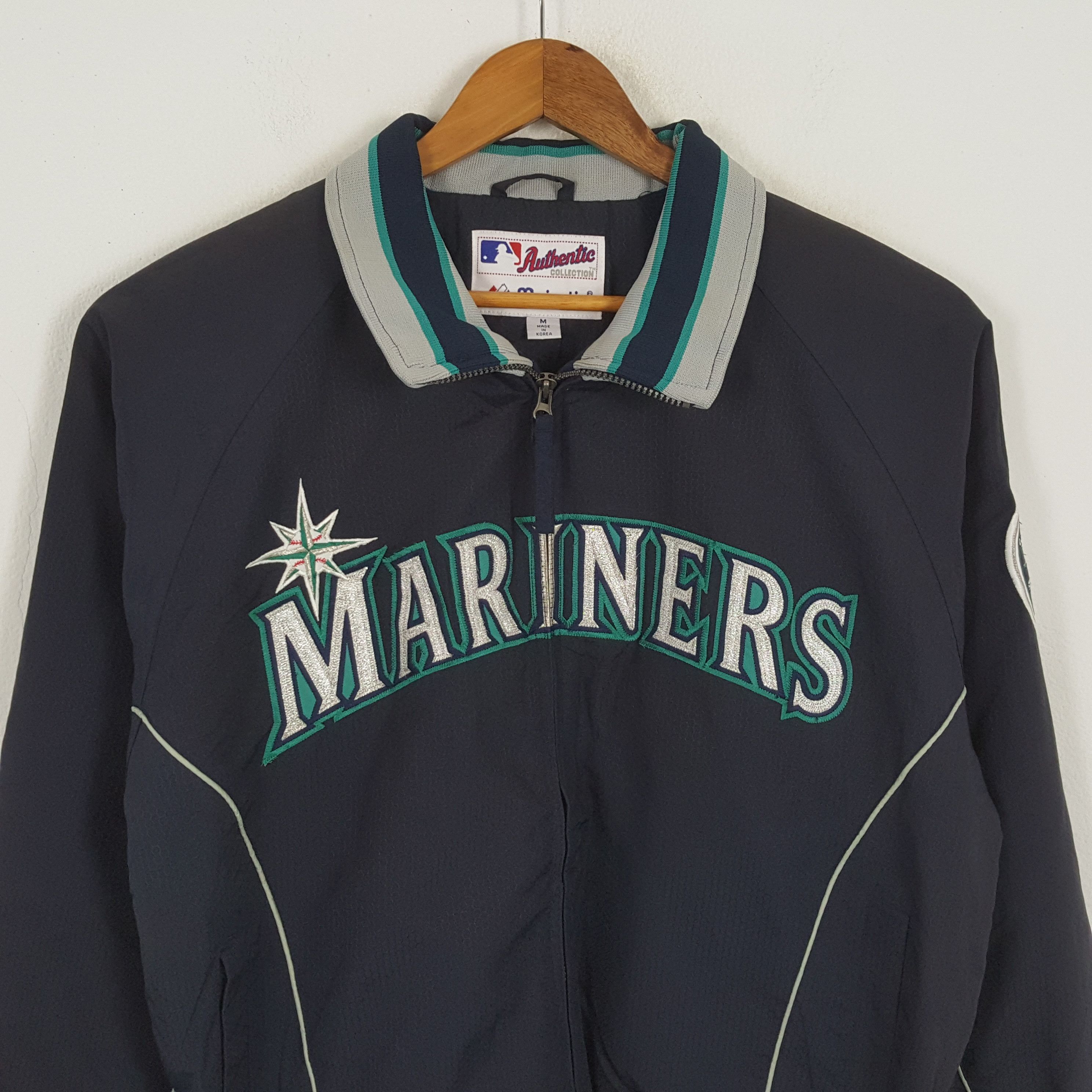 MLB × Vintage Vintage SEATTLE MARINES American Baseball MLB Jacket Size US L / EU 52-54 / 3 - 2 Thumbnail