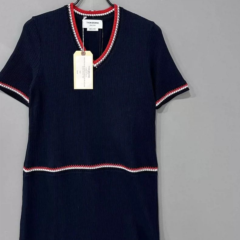 Thom Browne Thom Browne Classic striped-edged dress Size S / US 4 / IT 40 - 2 Thumbnail