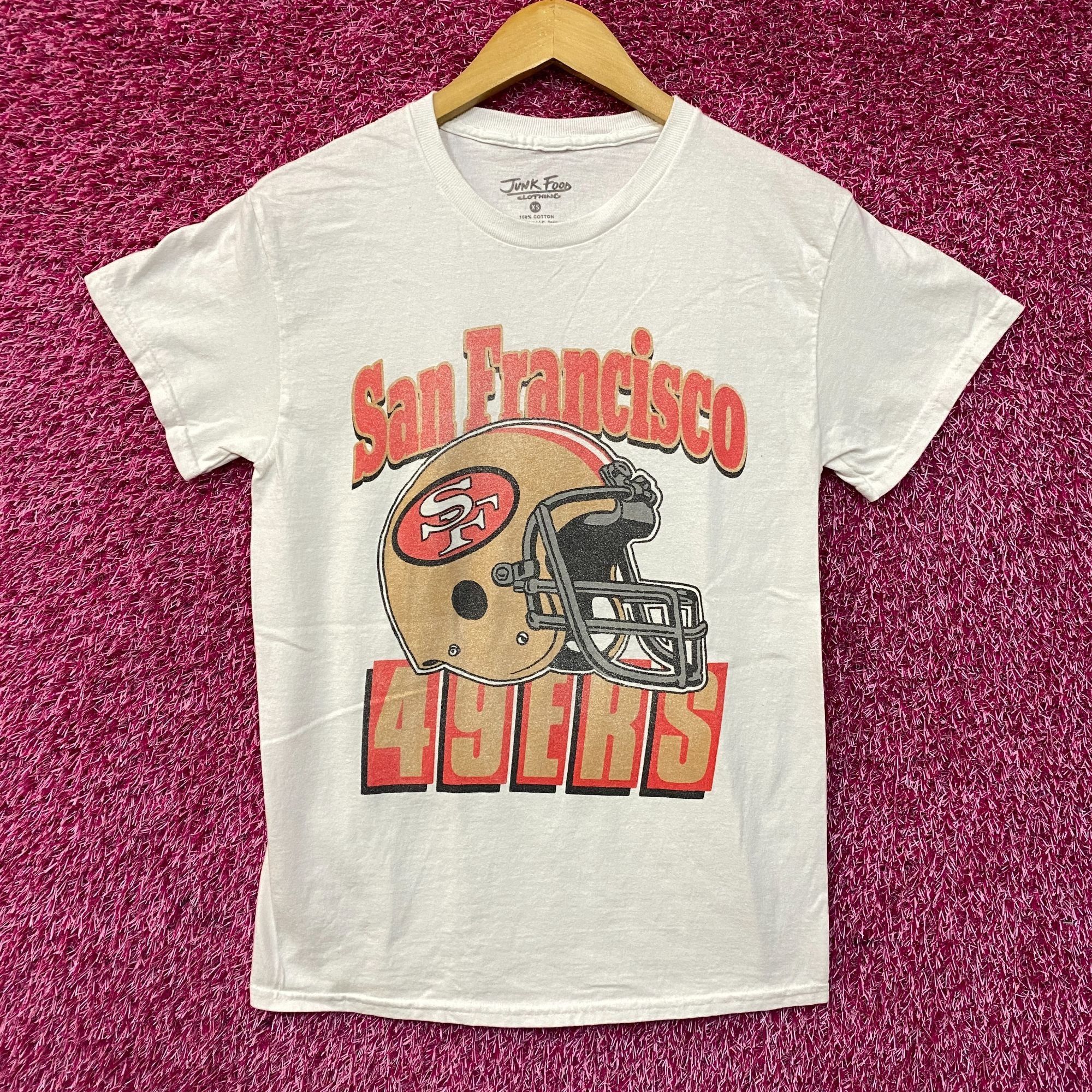 Junk Food NFL Junk Food San Francisco 49rs White Helmet Logo Tee Extra Size US XS / EU 42 / 0 - 1 Thumbnail