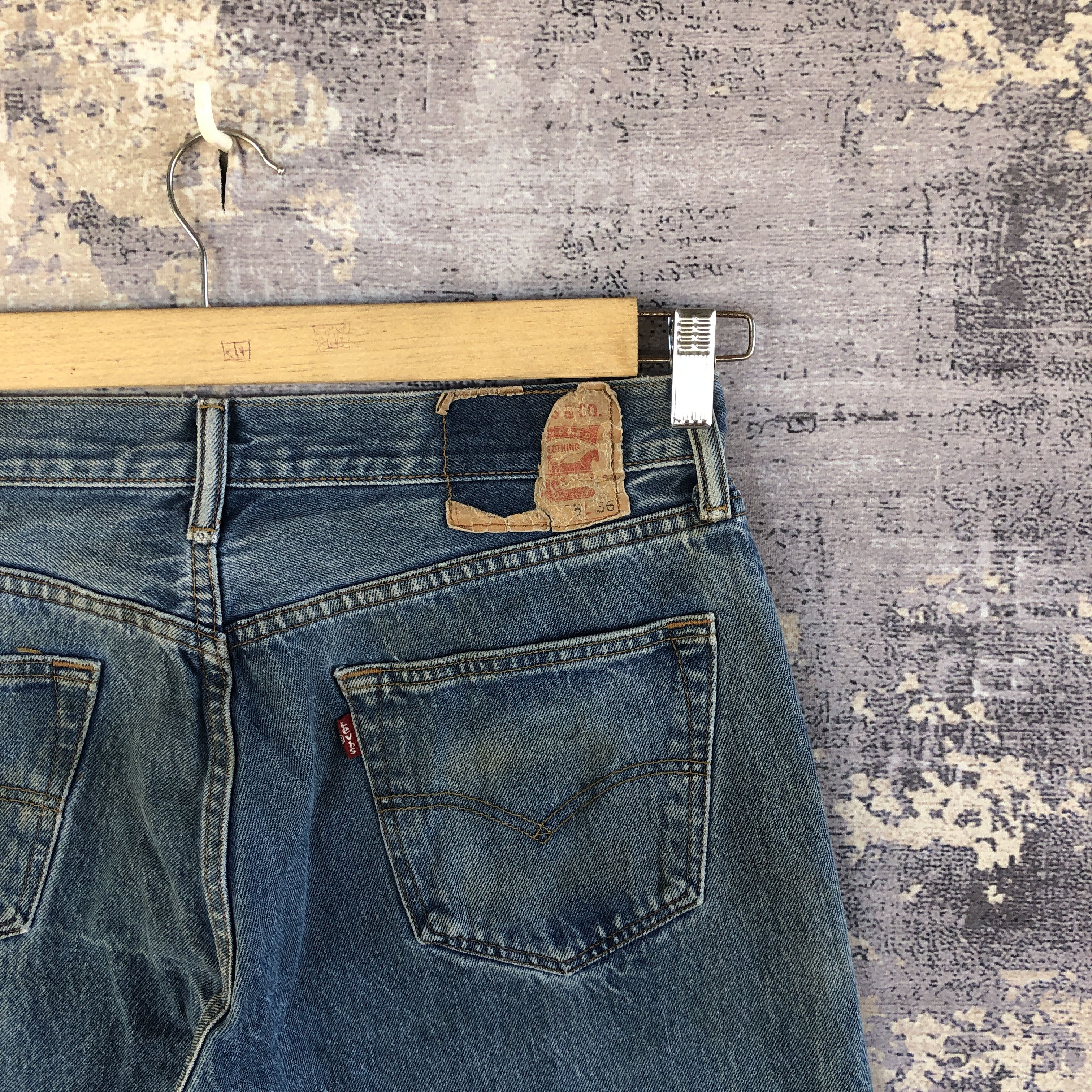 Levi's Vintage LVC 90s Levis 501 Faded Jeans Levi's Stonewsh Denim Size US 32 / EU 48 - 5 Thumbnail