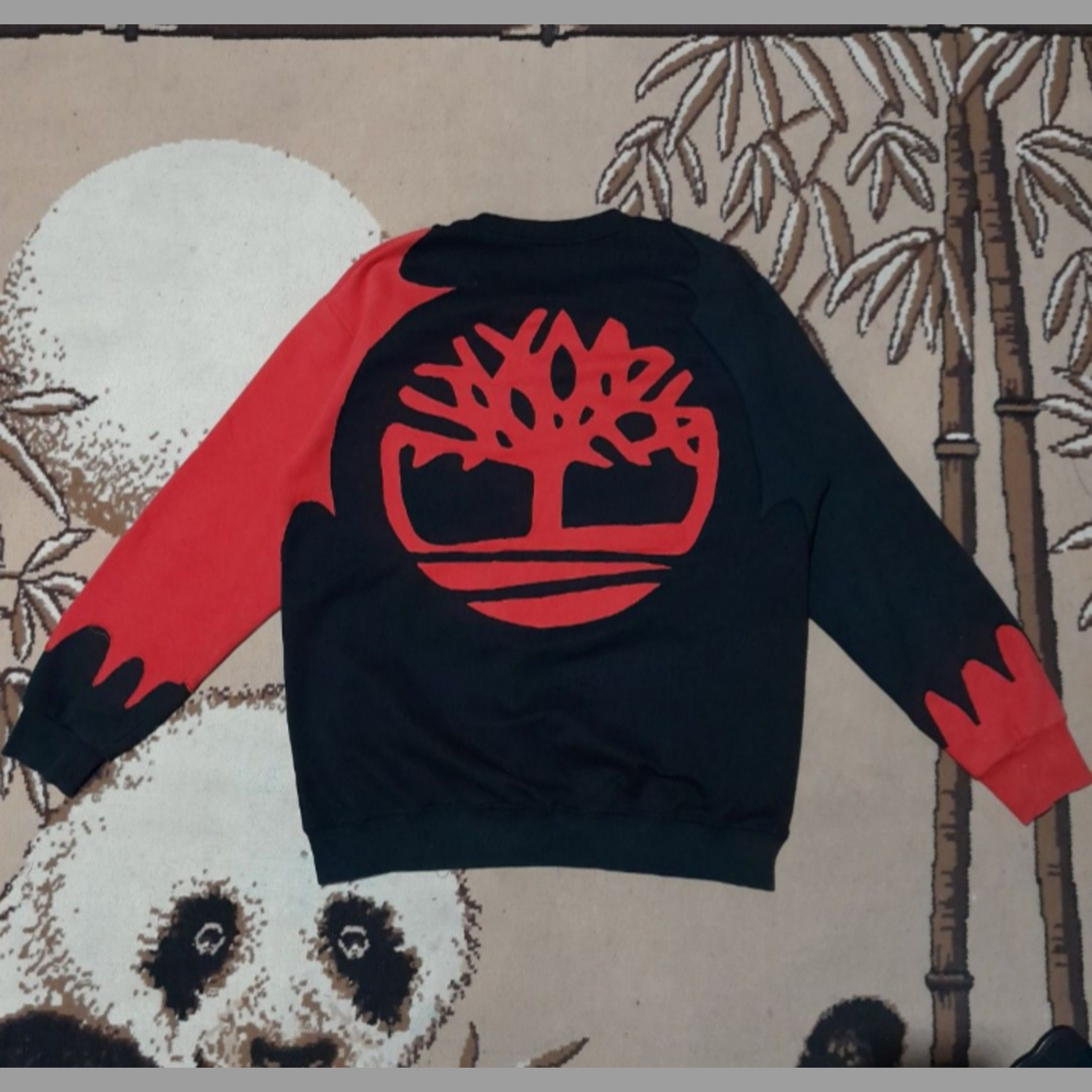 Timberland Timberland Reworked Sweatshirt Crewneck Sweater Size US L / EU 52-54 / 3 - 2 Thumbnail