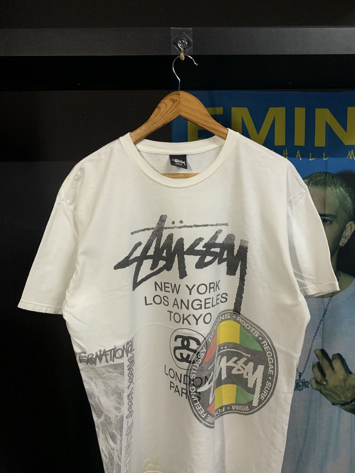 STUSSY LAURA N4 WORLD TOUR TSHIRT