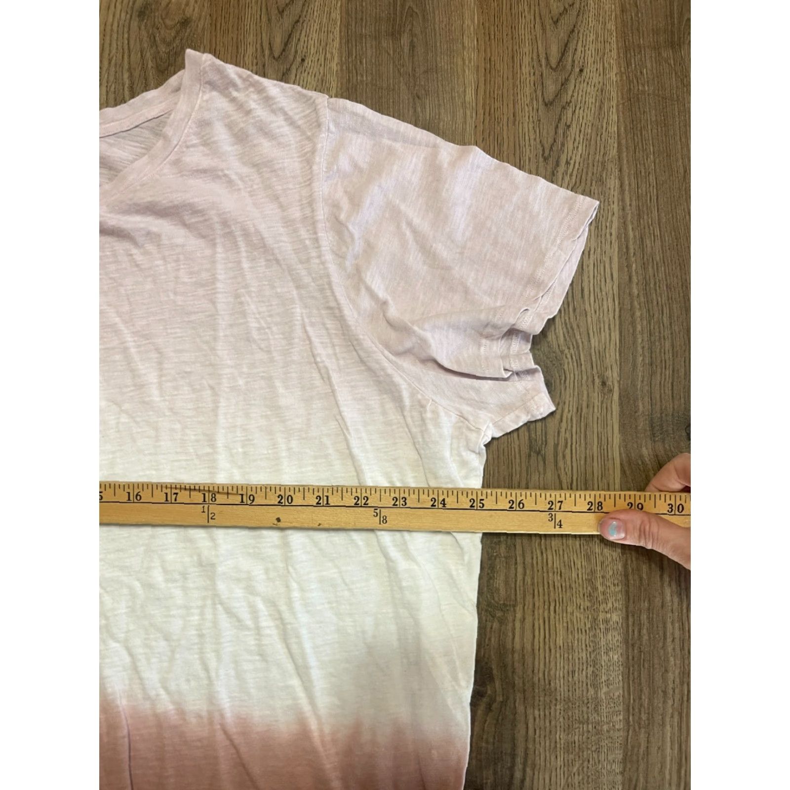 Old Navy Old Navy Shirts Women's 3X Ombre Pink White Brown T-Shirt Short Sleeve Round Neck Casual Multicolor Basic Colorful - Fall Spring Summer 3X Womens Size XXL / US 16-18 / IT 52-54 - 6 Thumbnail