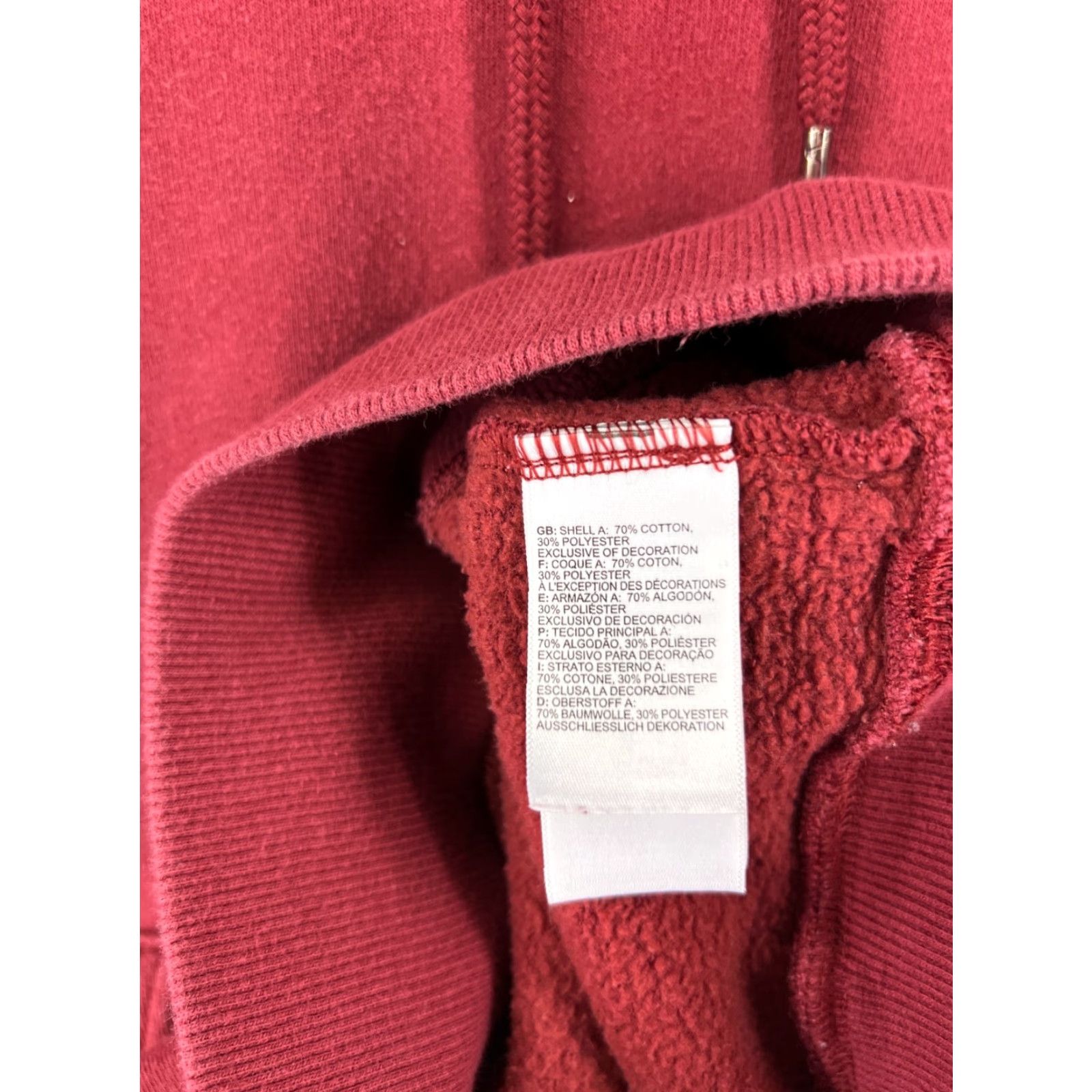 The North Face The North Face Jacket Womens Medium Red Hooded Jersey Cotton Casual Warm Size M / US 6-8 / IT 42-44 - 5 Thumbnail