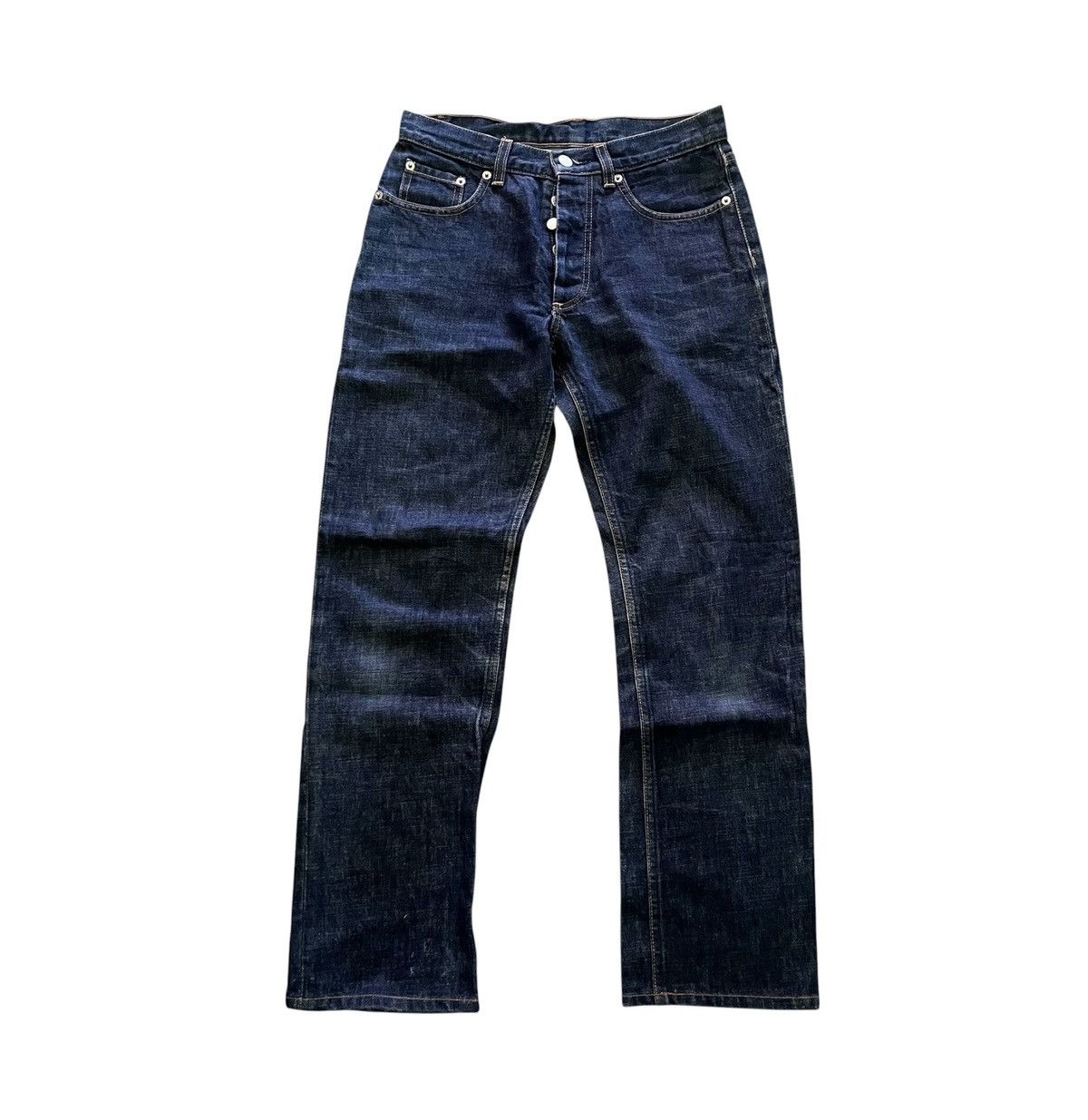 パンツ helmut lang vintage classic denim Helmut Lang Original Helmut Lang Vintage Stained Denim Classic Cut