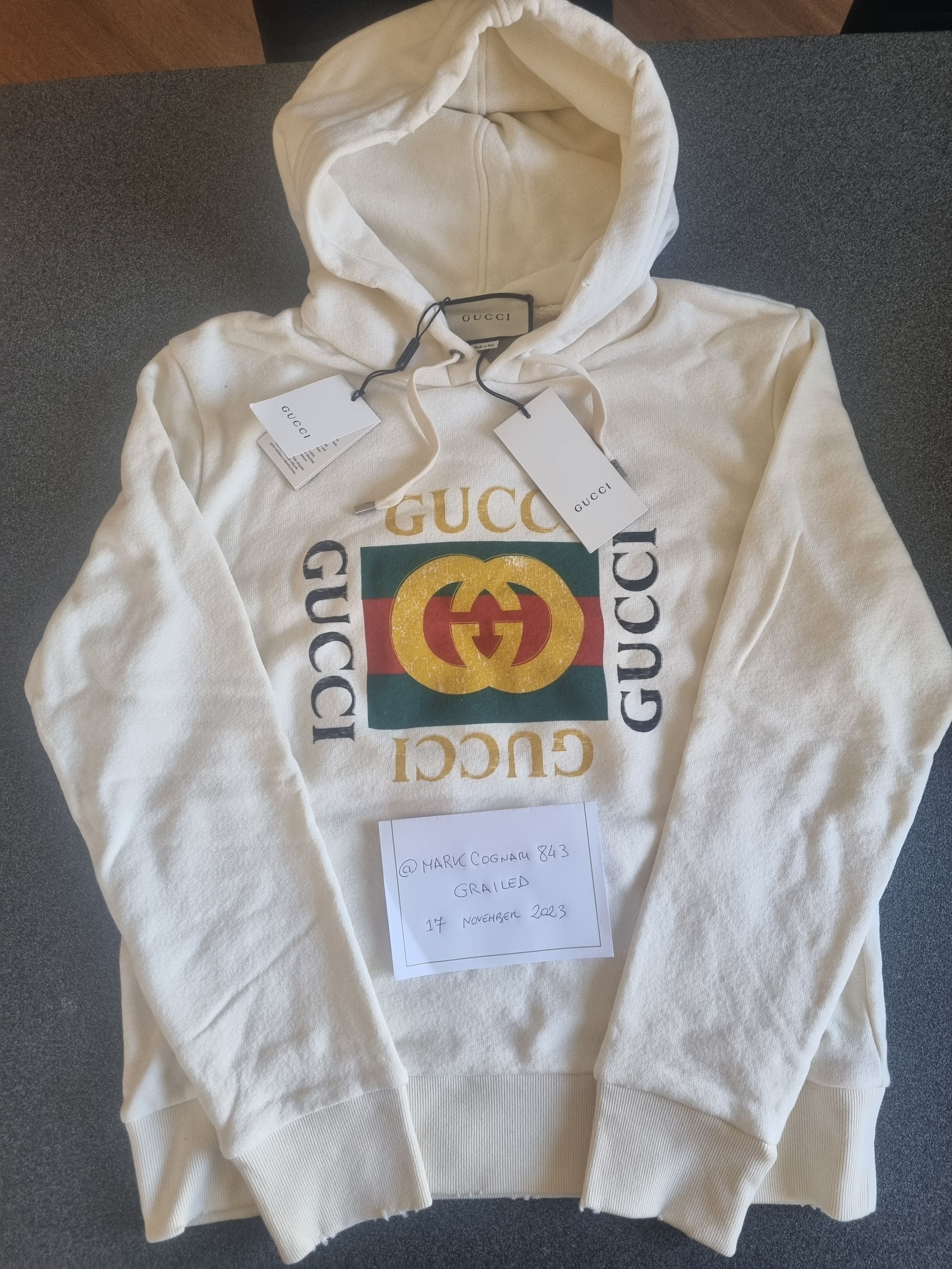 Gucci Gucci Oversize hoodie with Gucci Logo Grailed