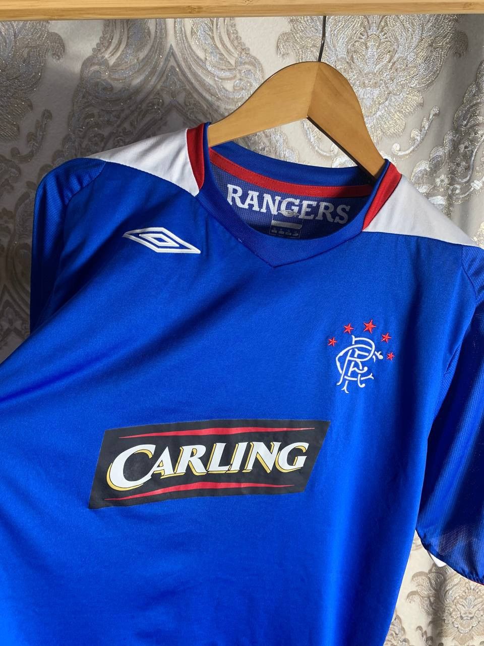 Umbro VINTAGE UMBRO FC RANGERS SCOTLAND SOCCER JERSEY RETRO Y2K Size US XL / EU 56 / 4 - 2 Thumbnail