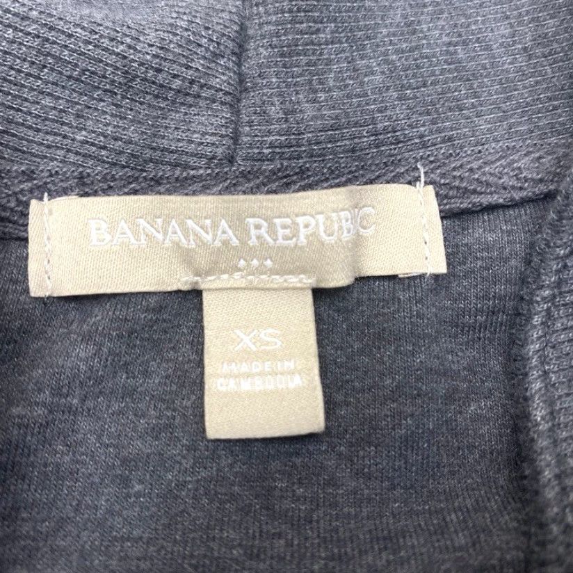 Banana Republic VINTAGE Banana Republic Shawl Collar Pullover Sweater Women's XS Gray 8497 Size XS / US 0-2 / IT 36-38 - 6 Thumbnail