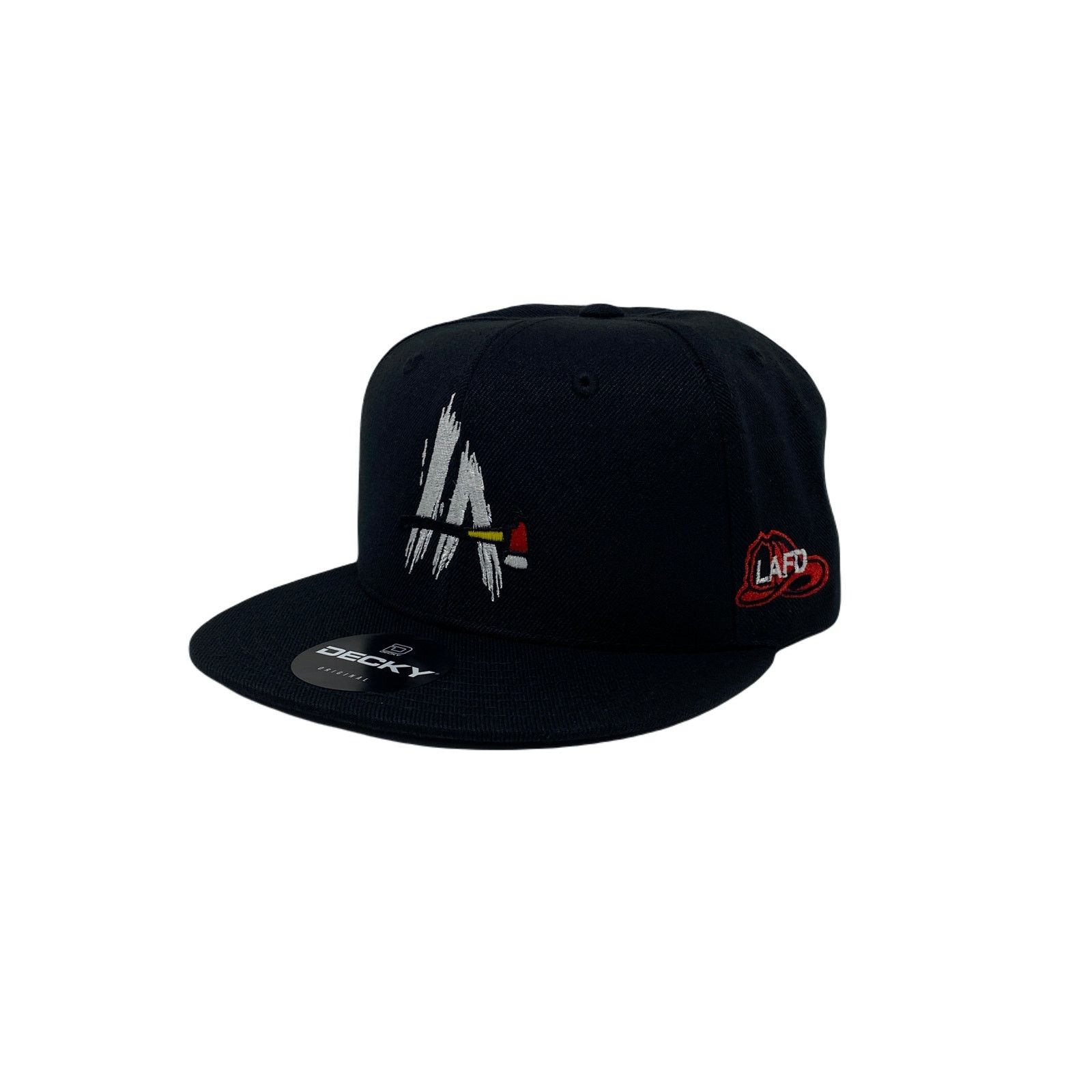 Other Los Angeles LA Axe Fire Rescue Snapback Hat All Black Size ONE SIZE - 2 Thumbnail