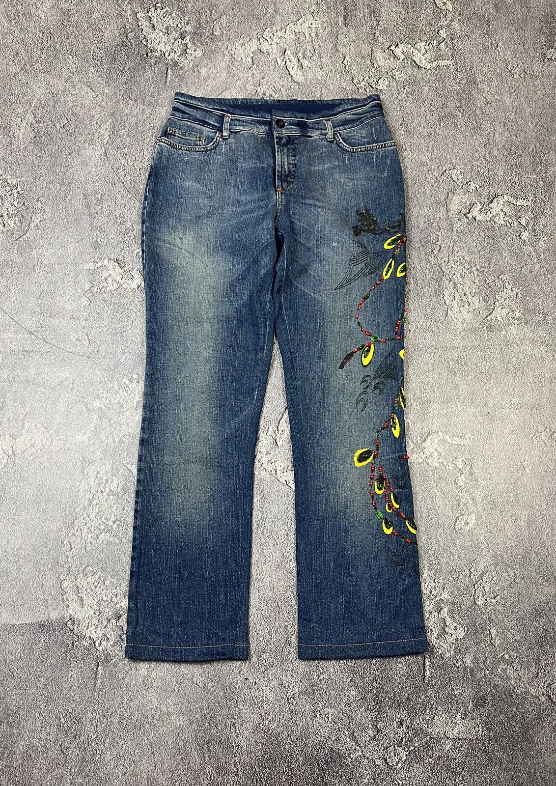 Just Cavalli Just Cavalli Woman Glamour Italian Designer Jeans Size 34" / US 12 / IT 48 - 1 Thumbnail