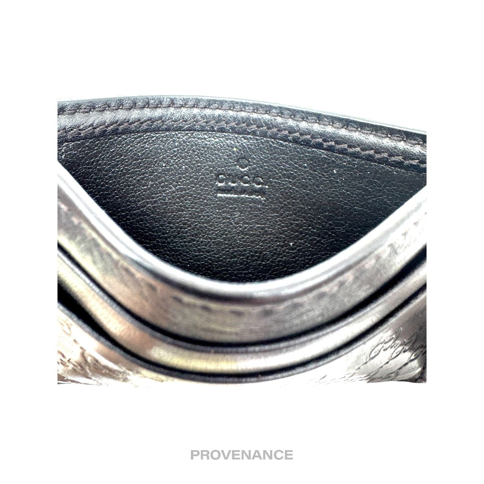Gucci 🔴 Gucci Card Holder Wallet - Dark Chocolate MicroGuccissima Size ONE SIZE - 5 Thumbnail